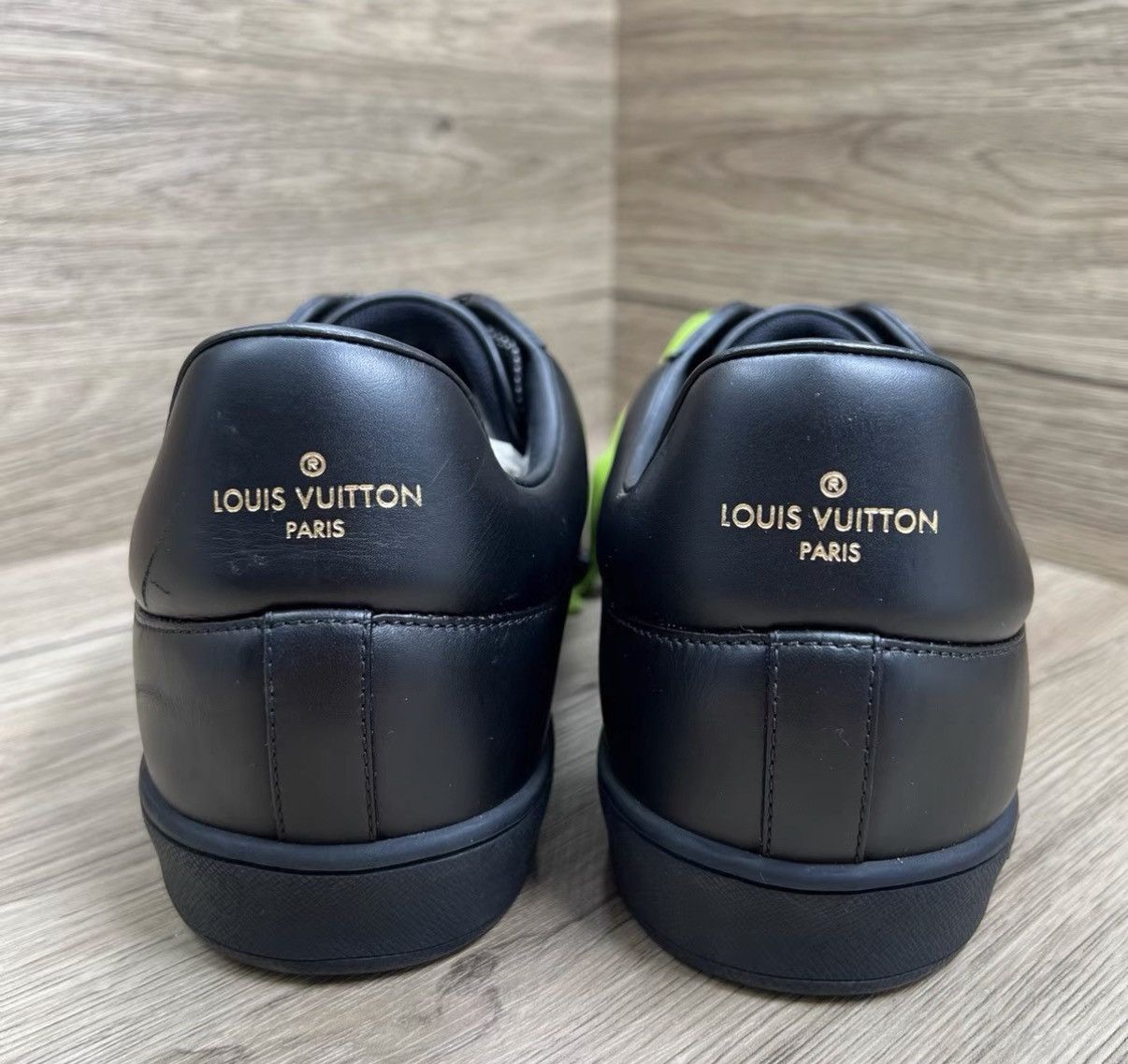 Louis Vuitton Louis Vuitton Luxembourg Black Letter Logo Sneakers J41 Size US 10 / EU 43 - 4 Thumbnail