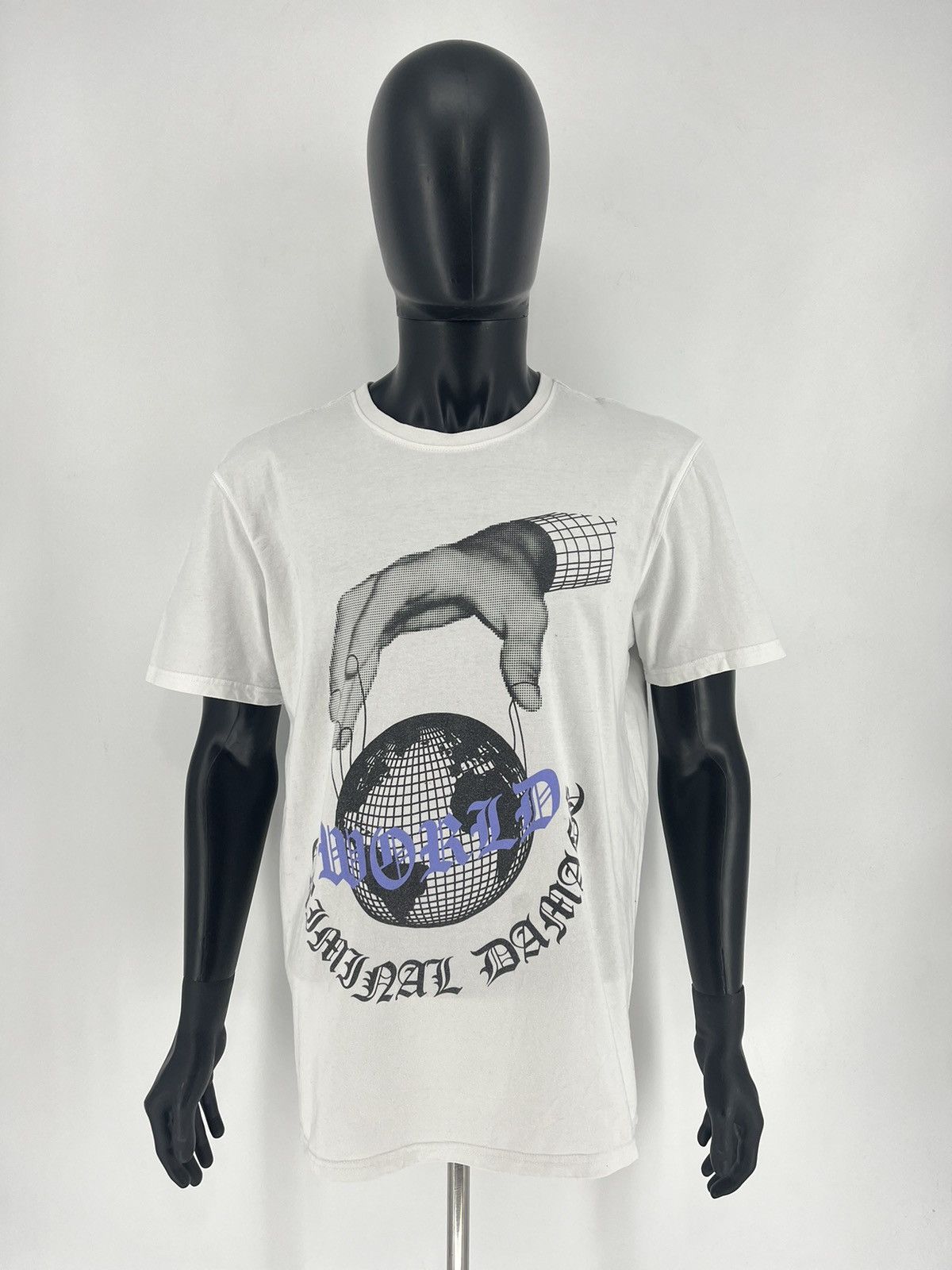 Criminal Damage × Vintage Vintage Criminal Damage London World Tour Streetwear Style Size US XL / EU 56 / 4 - 2 Thumbnail