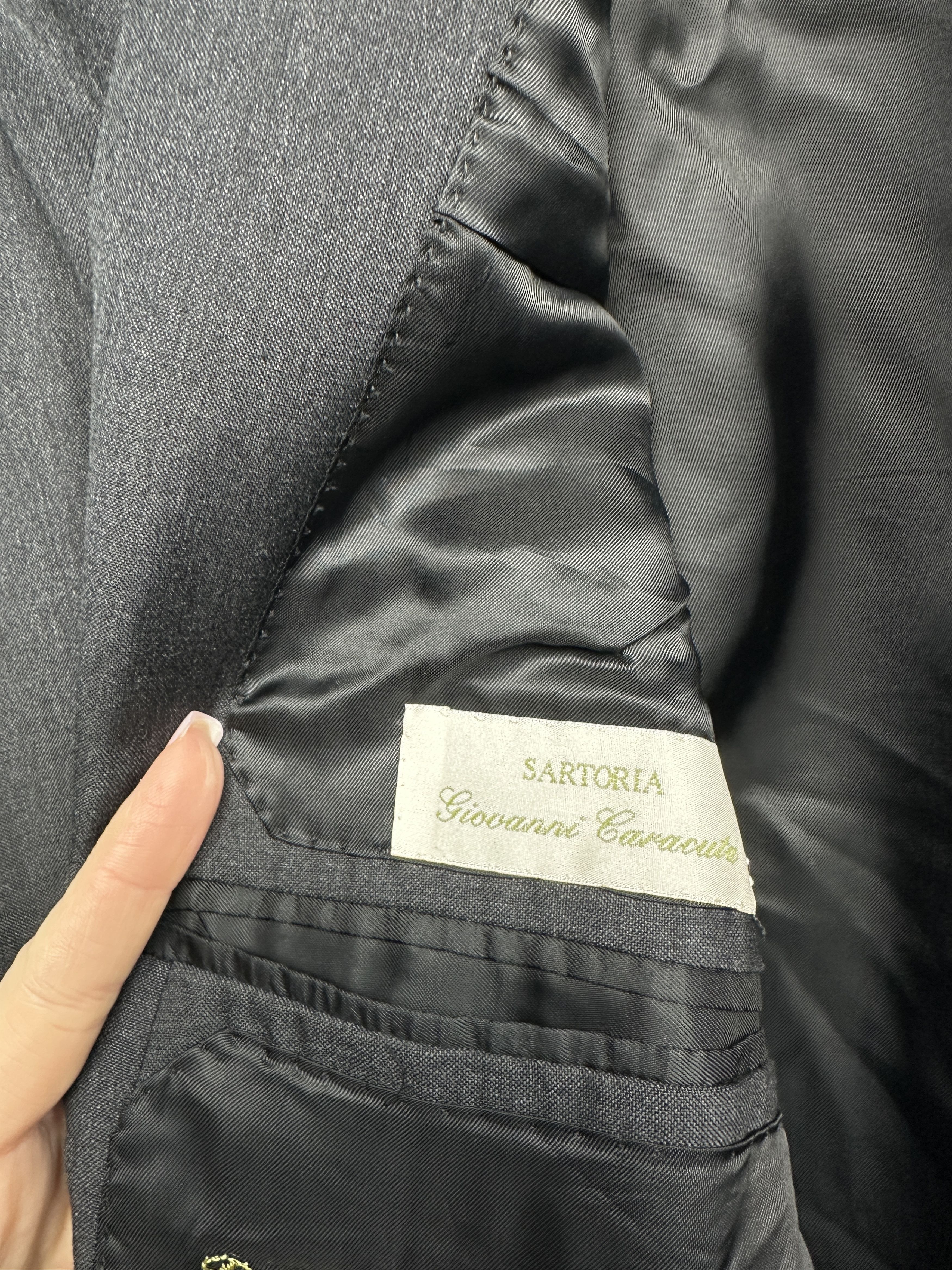 Other Sartoria Giovanni Caracuta tessuto Ermenegildo Zegna Blazer Size US XL / EU 56 / 4 - 5 Thumbnail