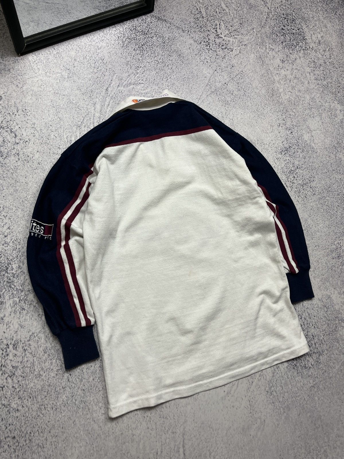 Canterbury of New Zealand Vintage Canterbury Swansea Rugby Shirt Jersey Long Sleeve Size US S / EU 44-46 / 1 - 19 Thumbnail