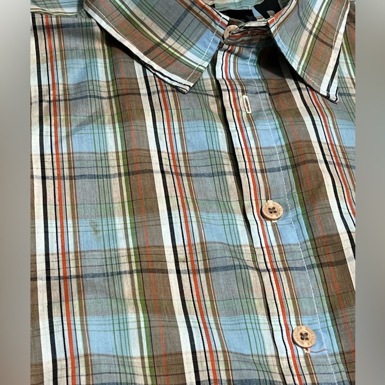 Quiksilver Quiksilver Edition Shirt Mens XL Brown Patarra Beach Size US XL / EU 56 / 4 - 3 Thumbnail