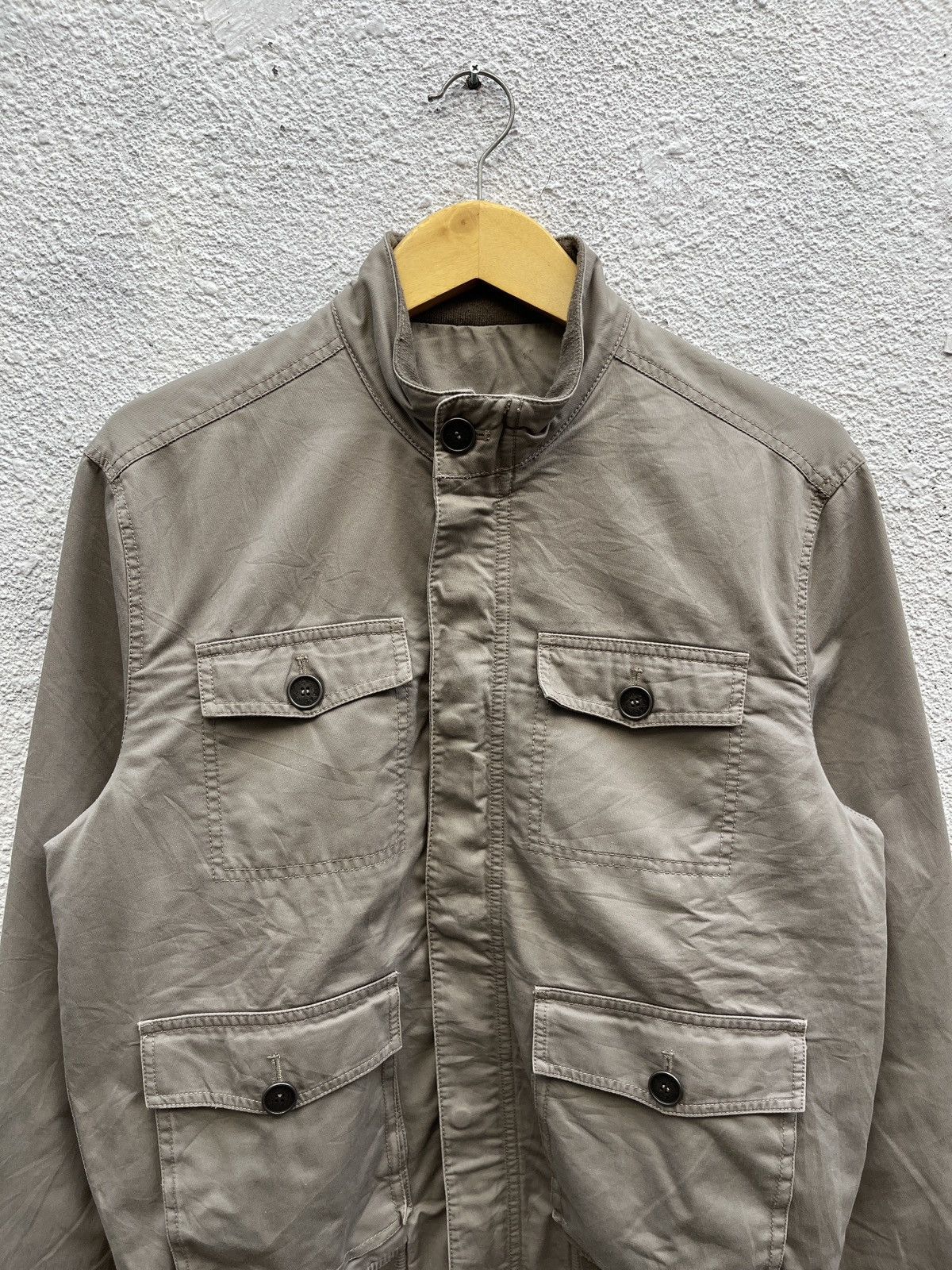 John Varvatos John Varvatos Military Bomber Jacket Size US M / EU 48-50 / 2 - 2 Thumbnail