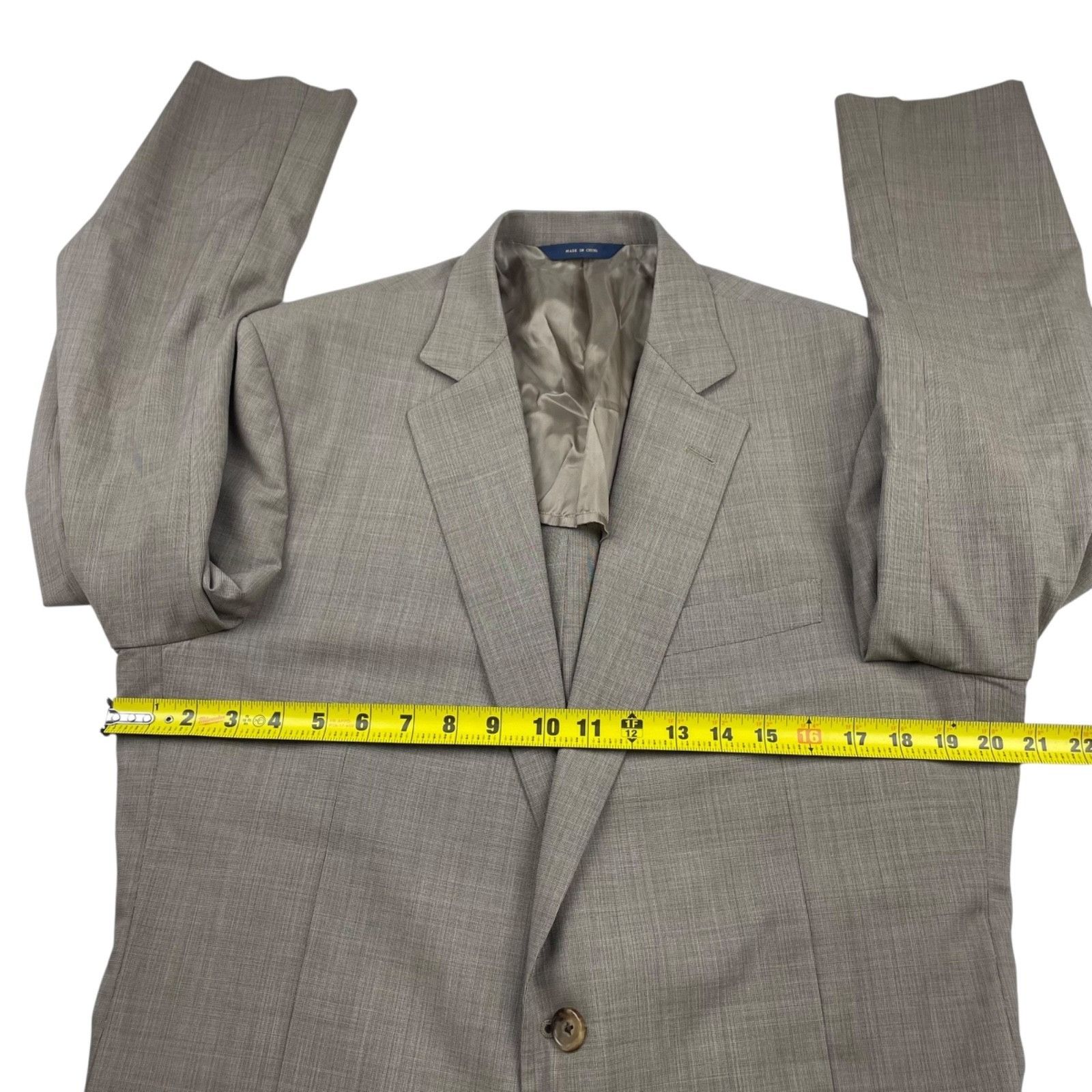 Brooks Brothers Brooks Brothers Men's BrooksCool Fitzgerald 2-Button Suit Be Size 42L - 11 Thumbnail