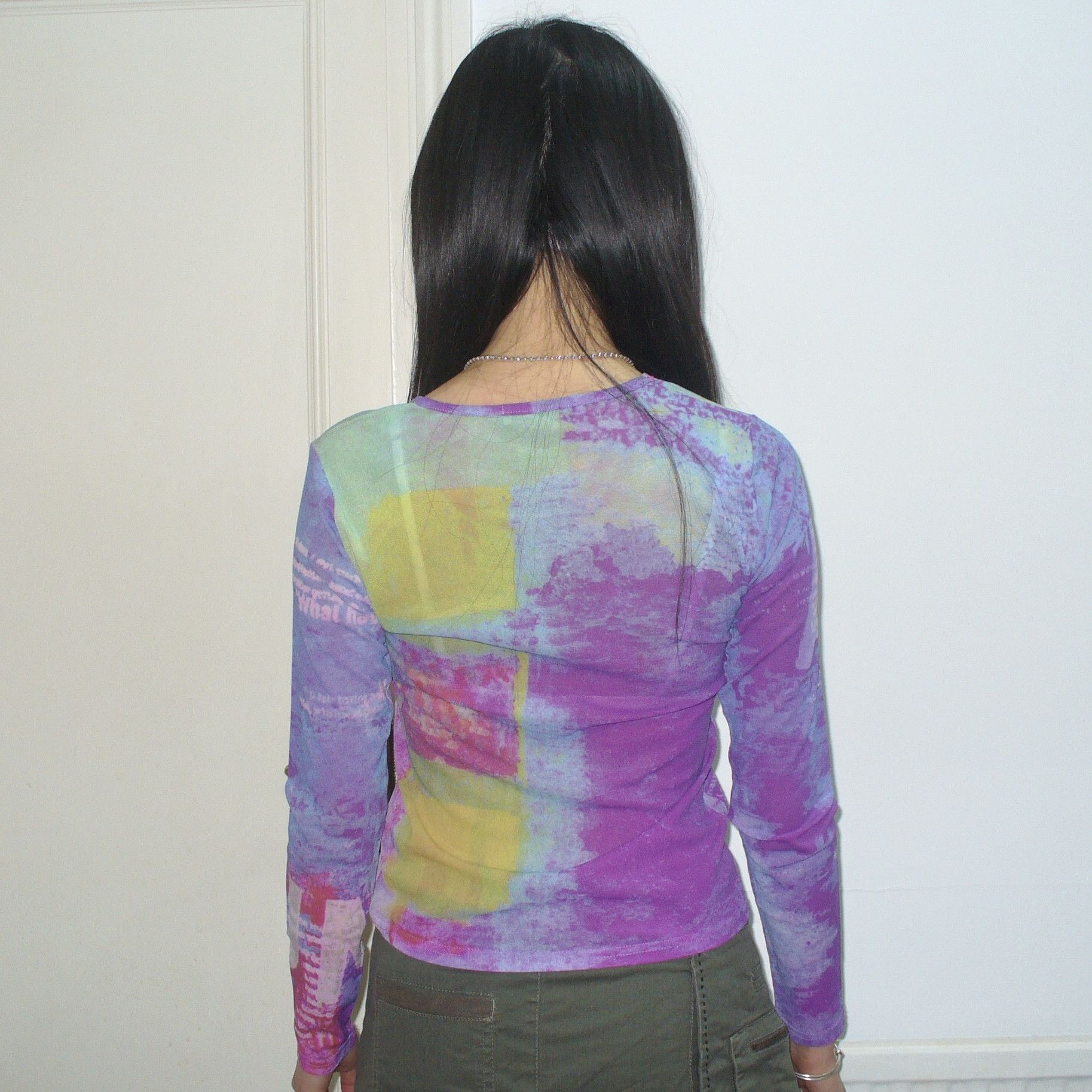 Cop Copine Cop Copine 2000s purple sheer mesh top Size S / US 4 / IT 40 - 3 Thumbnail