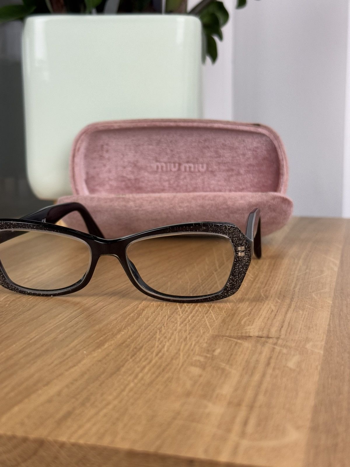 Miu Miu × Prada Lens Logo Miu Miu Glasses Size ONE SIZE - 4 Thumbnail