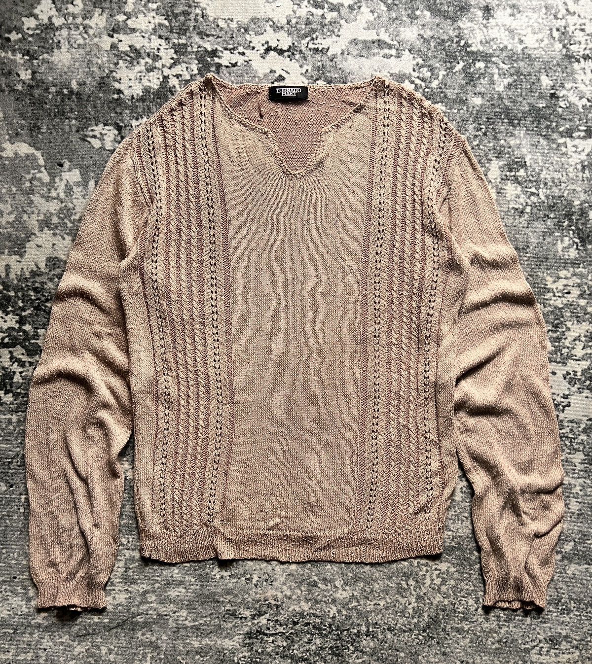 Tornado Mart Tornado Mart Knitted Bohe Style Sweater Size US L / EU 52-54 / 3 - 1 Thumbnail