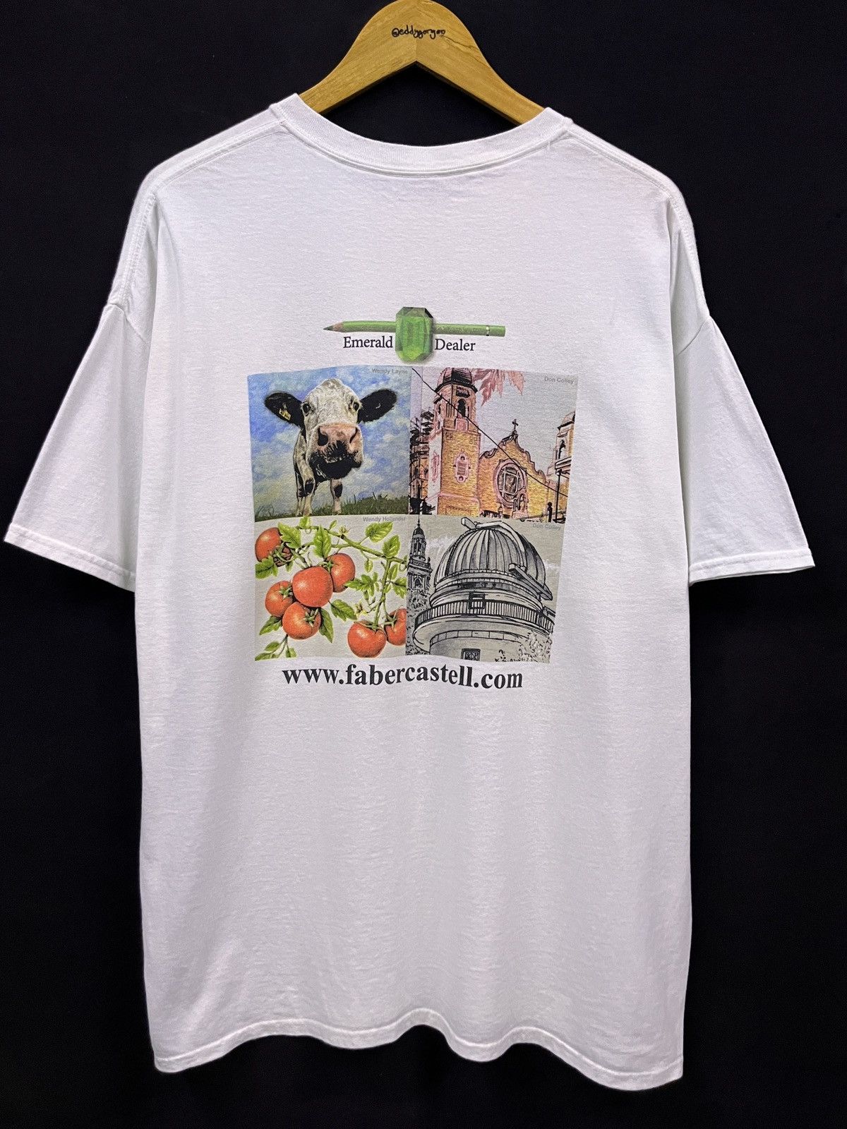 Vintage VINTAGE FABER CASTELL PROMO TEE Size US XL / EU 56 / 4 - 1 Thumbnail