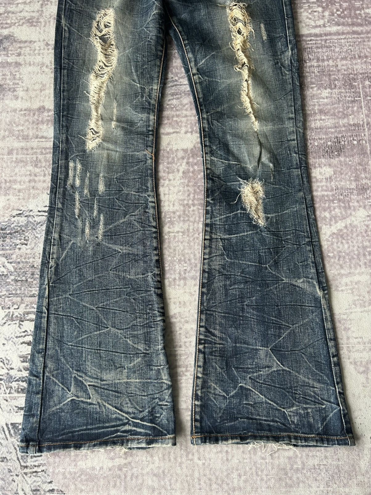 GOA GOA Super Flared Distressed Jeans Size US 29 - 5 Thumbnail