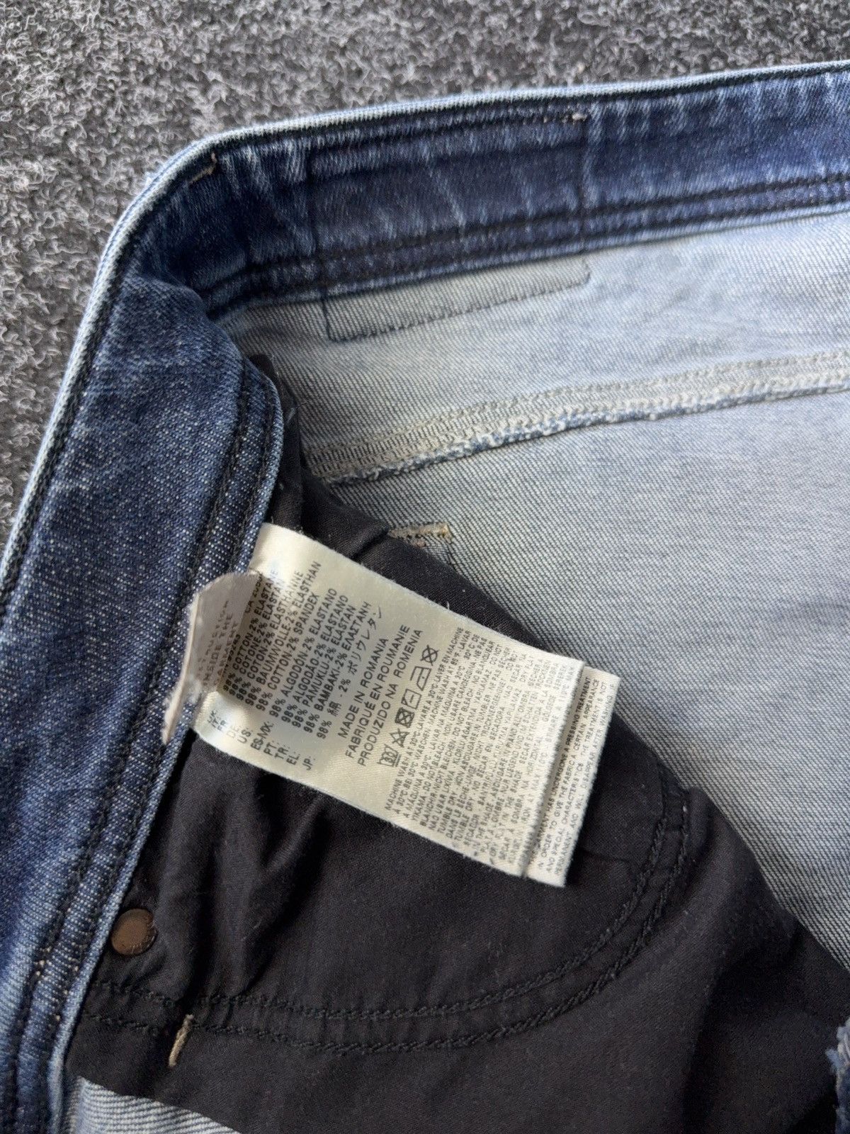 Diesel Luxury Avant Garde Diesel Safado-R Straight Jeans retro Size US 38 / EU 54 - 11 Thumbnail