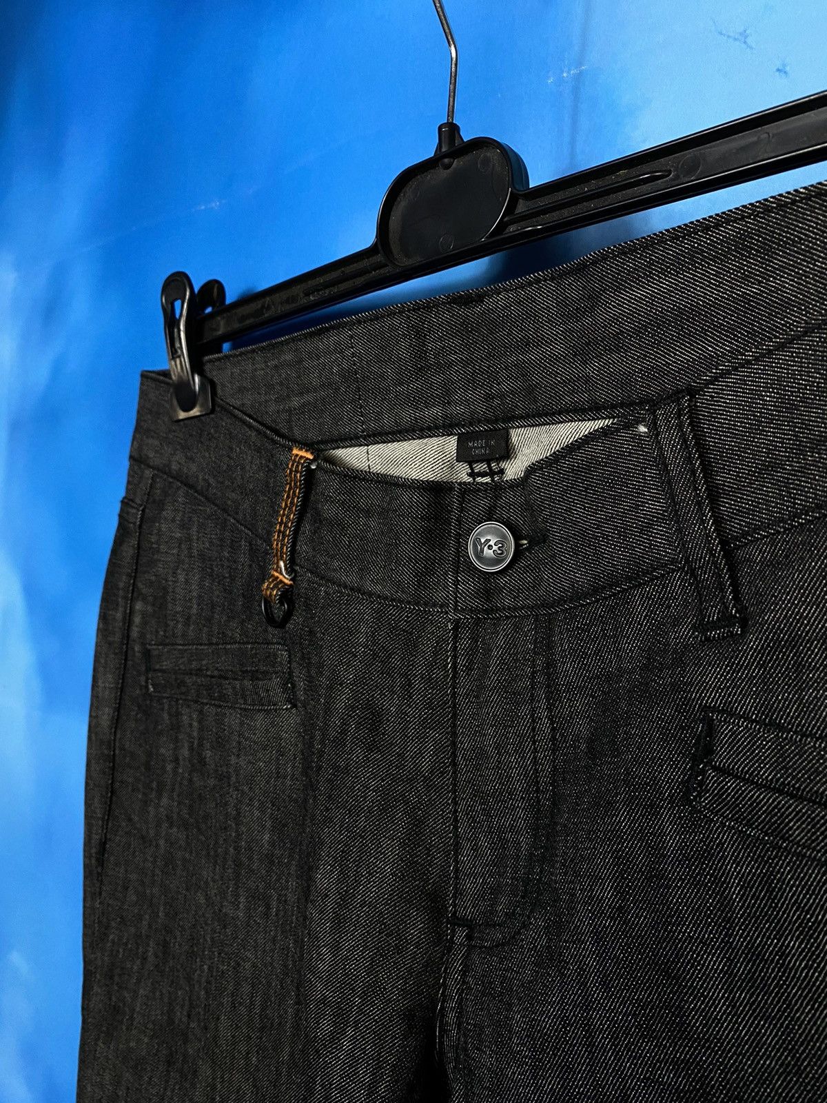 Yohji Yamamoto 🔥 Adidas x Yohji Yamamoto vintage denim pants Size 29" - 7 Thumbnail