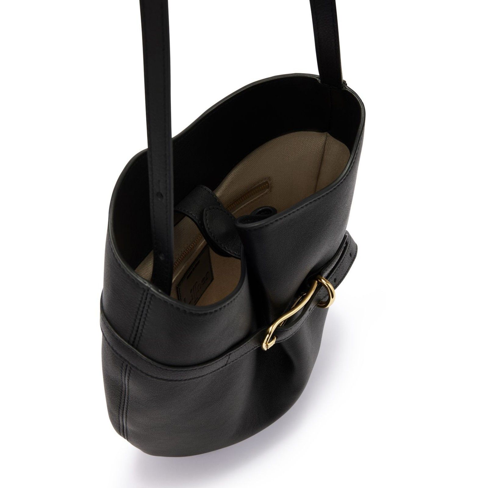 Other LIFFNER Belted Black Bucket Bag New And Authentic Size ONE SIZE - 4 Thumbnail