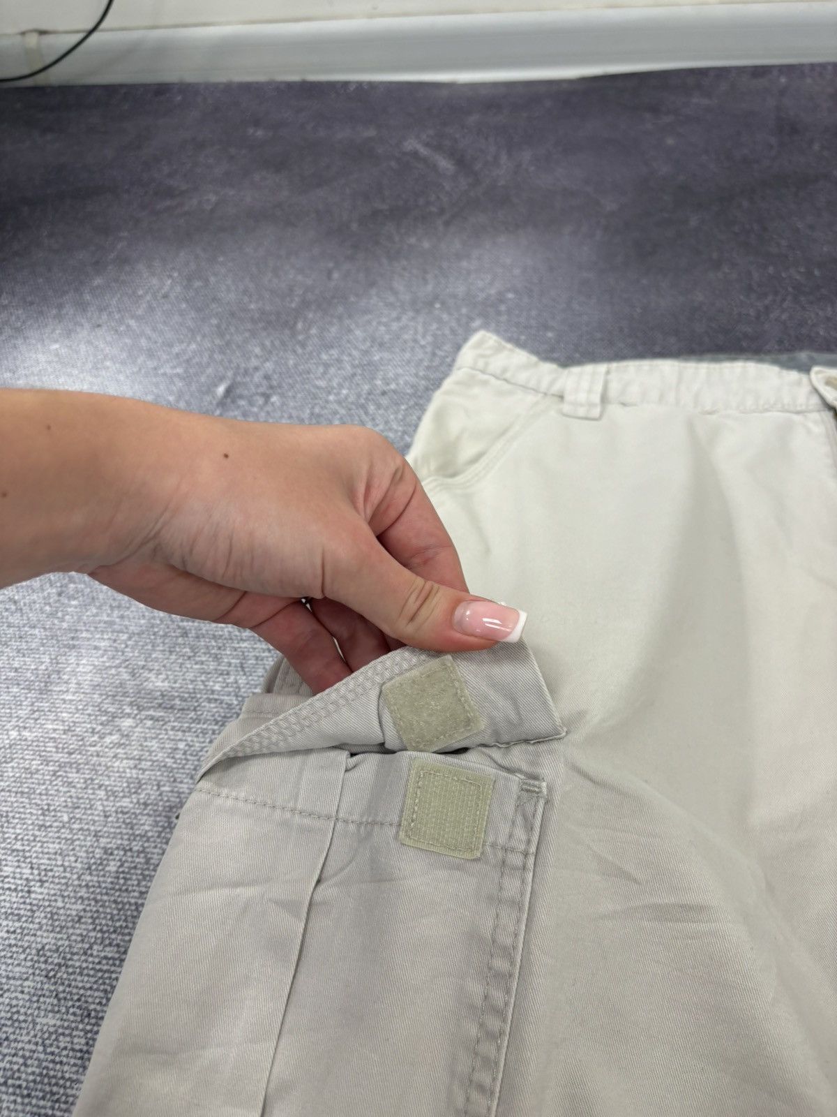 Vintage Vintage Wrangler Y2K American Hype Beige Cargo Shorts Size US 34 / EU 50 - 6 Thumbnail