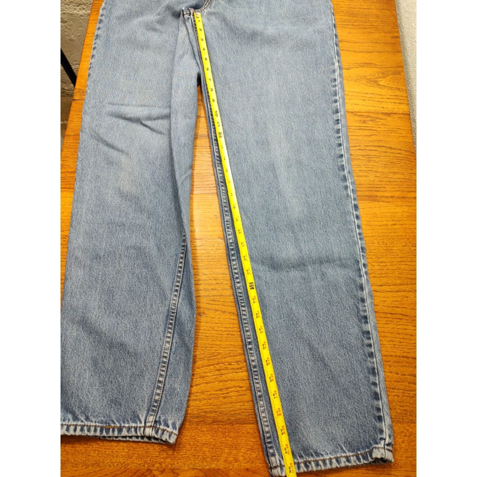 Levi's VINTAGE Levi's 560 Jeans Mens 34x35 Blue Loose Fit Tapered Leg Baggy 90s Grunge USA Denim Cotton Relaxed 5-Pocket Logo Zip Size US 34 / EU 50 - 6 Thumbnail
