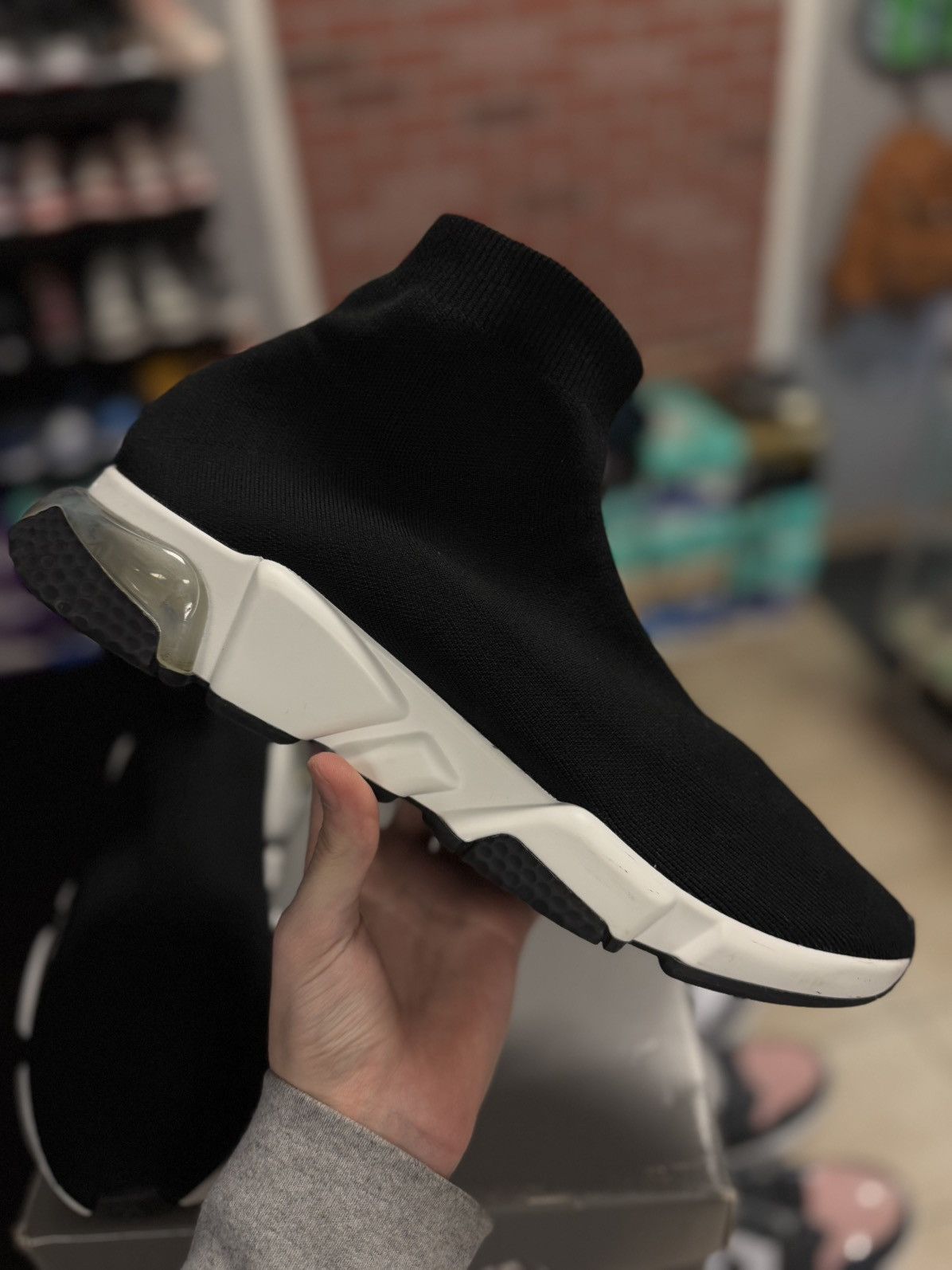 Balenciaga Balenciaga High Top Mesh Speed Sock Runner 45EU/12US Size US 12 / EU 45 - 9 Thumbnail
