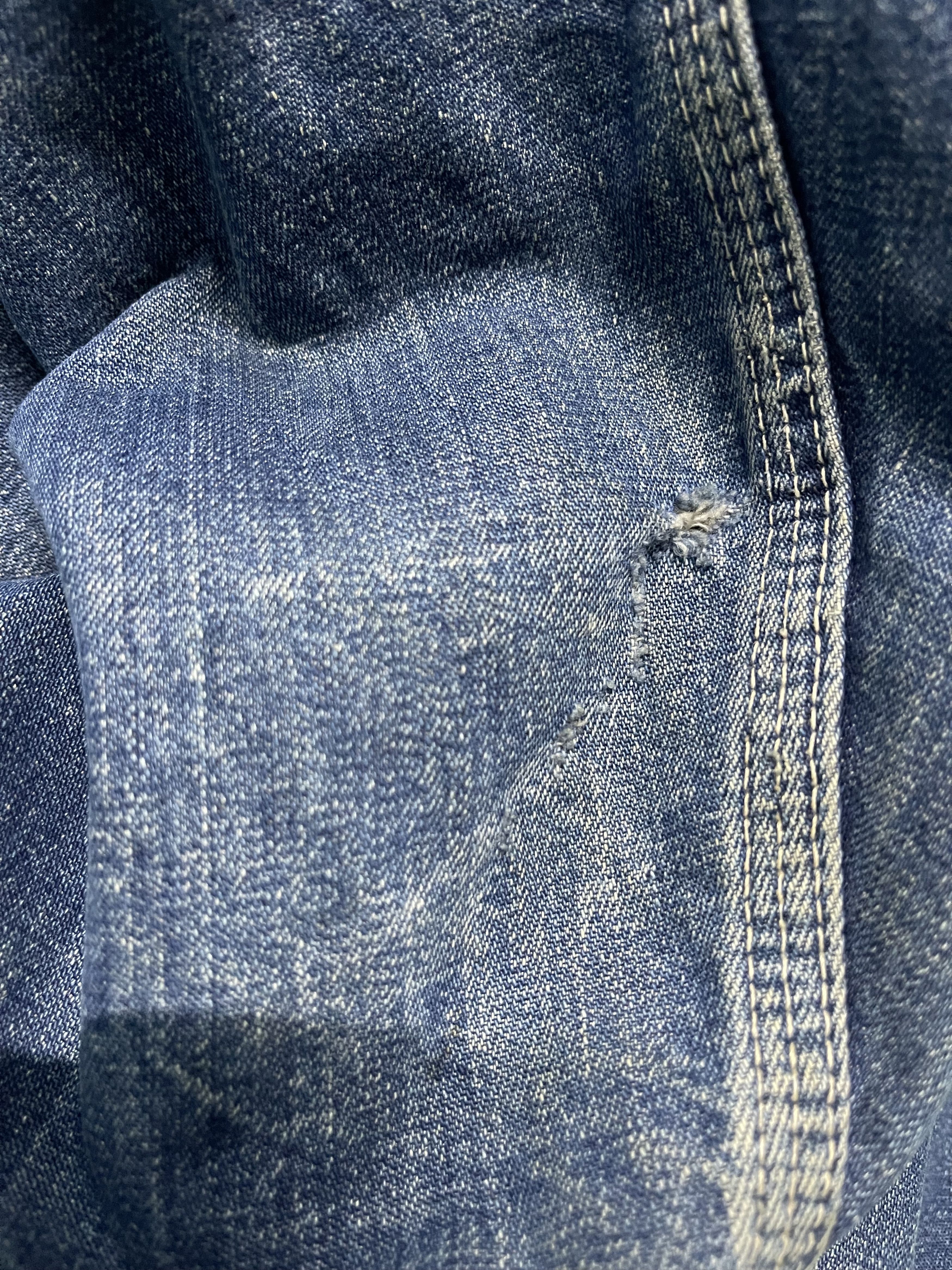 Lee Vintage Lee 191-LB Denim Chore Blanket Lined Jacket Size US M / EU 48-50 / 2 - 7 Thumbnail