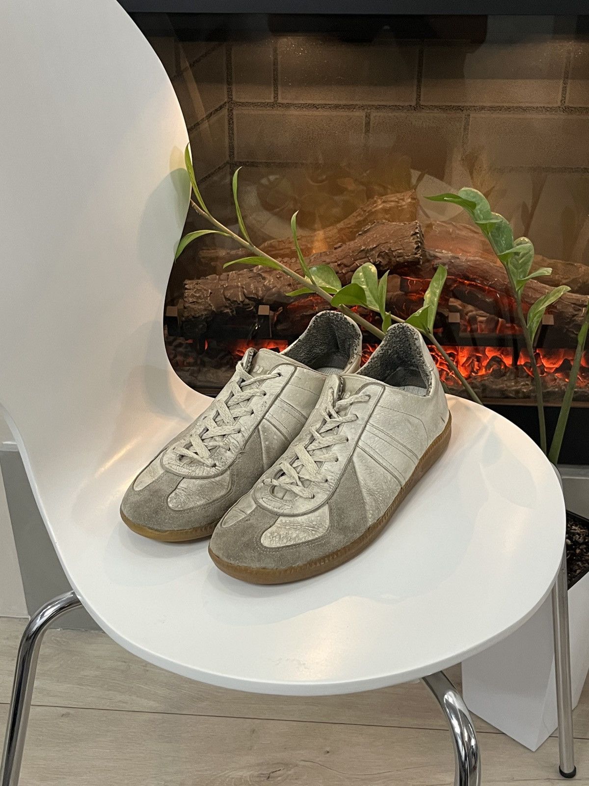 Vintage 🔥THRASHED BW SPORT GAT ARMY SNEAKERS MARGIELA REPLICA VIBE Size US 9.5 / EU 42-43 - 9 Thumbnail
