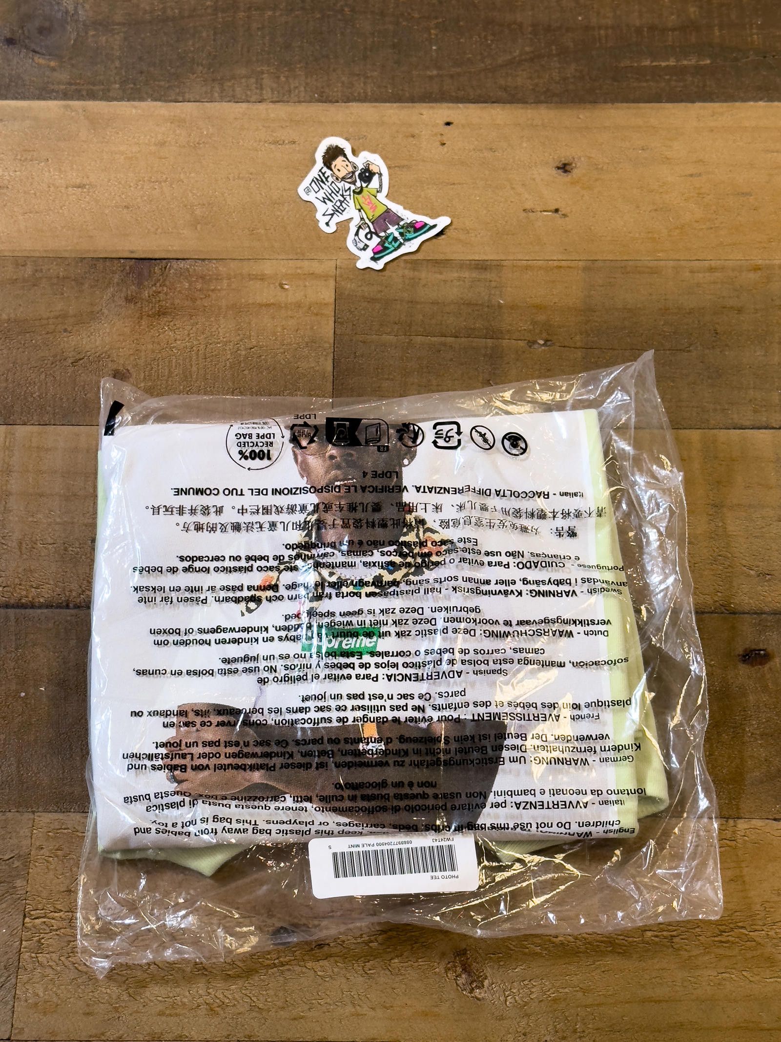 Supreme Supreme Tyler, The Creator Tee & Box Logo Sticker Size Small Size US S / EU 44-46 / 1 - 5 Thumbnail