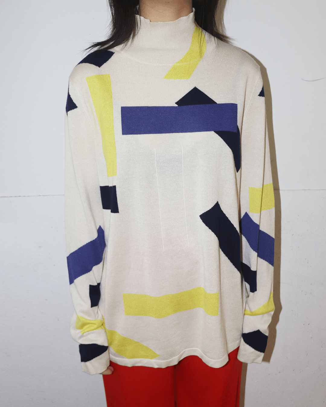Vintage Adrian Cashmere Silk Blend Striped Top Size ONE SIZE - 5 Thumbnail