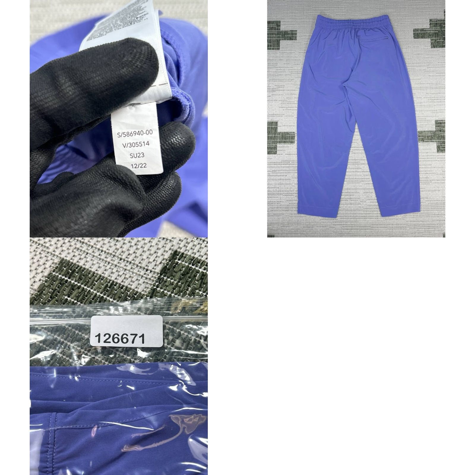 Athleta Athleta Pants Womens 4 Purple Blue Straight Leg Drawstring Crop – Athleisure, Activewear, Cropped, Walking, Regular Size 4, Purple, Womens Size 27" / US 4 / IT 40 - 8 Thumbnail