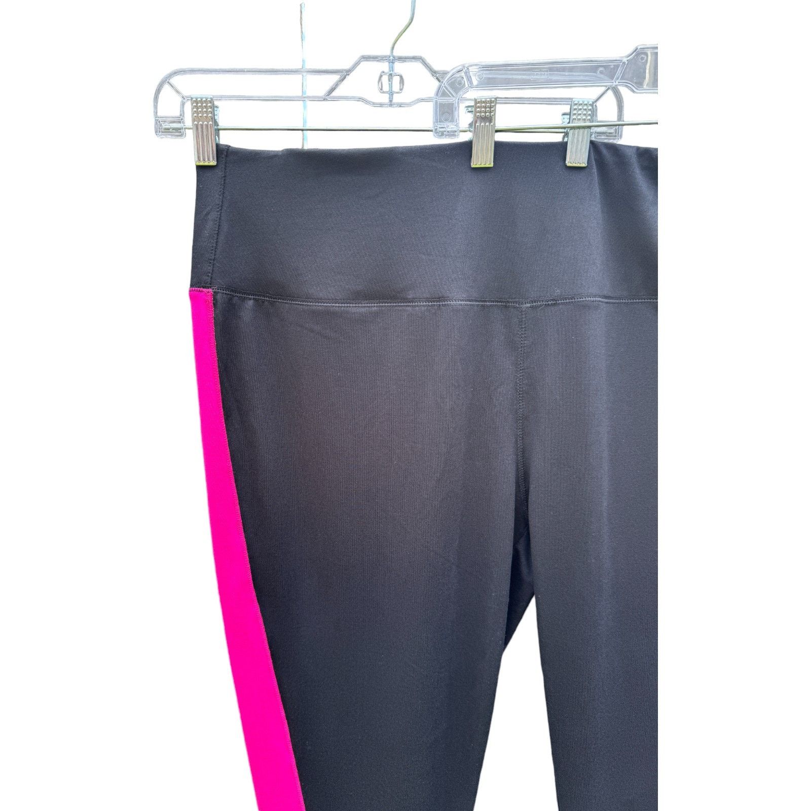 Other Belle Body by Kim Gravel Colorblock Leggings Black 2X Size 40" / US 18 - 8 Thumbnail
