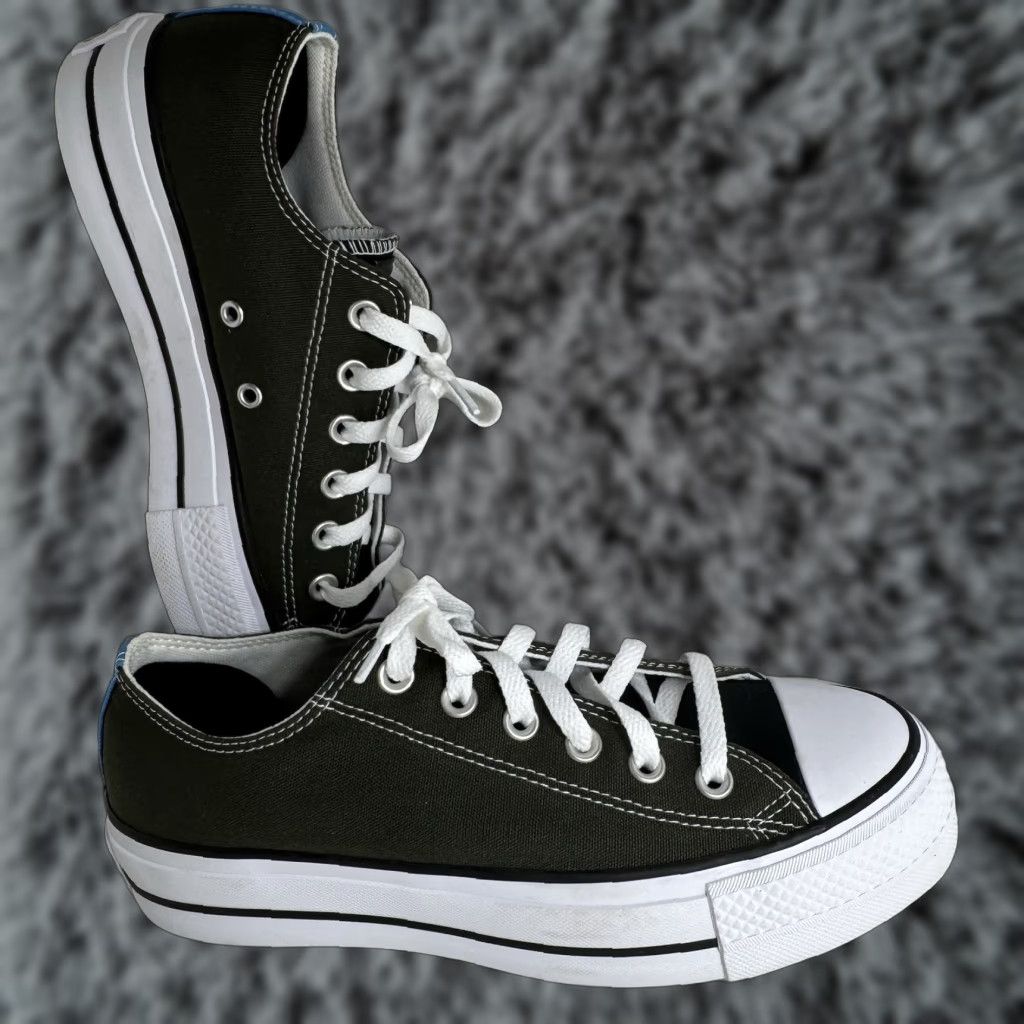 Converse Chuck Taylor All Star Low Lift Platform Men’s 6.5 Green New Shoes Casual Athletic Sneakers