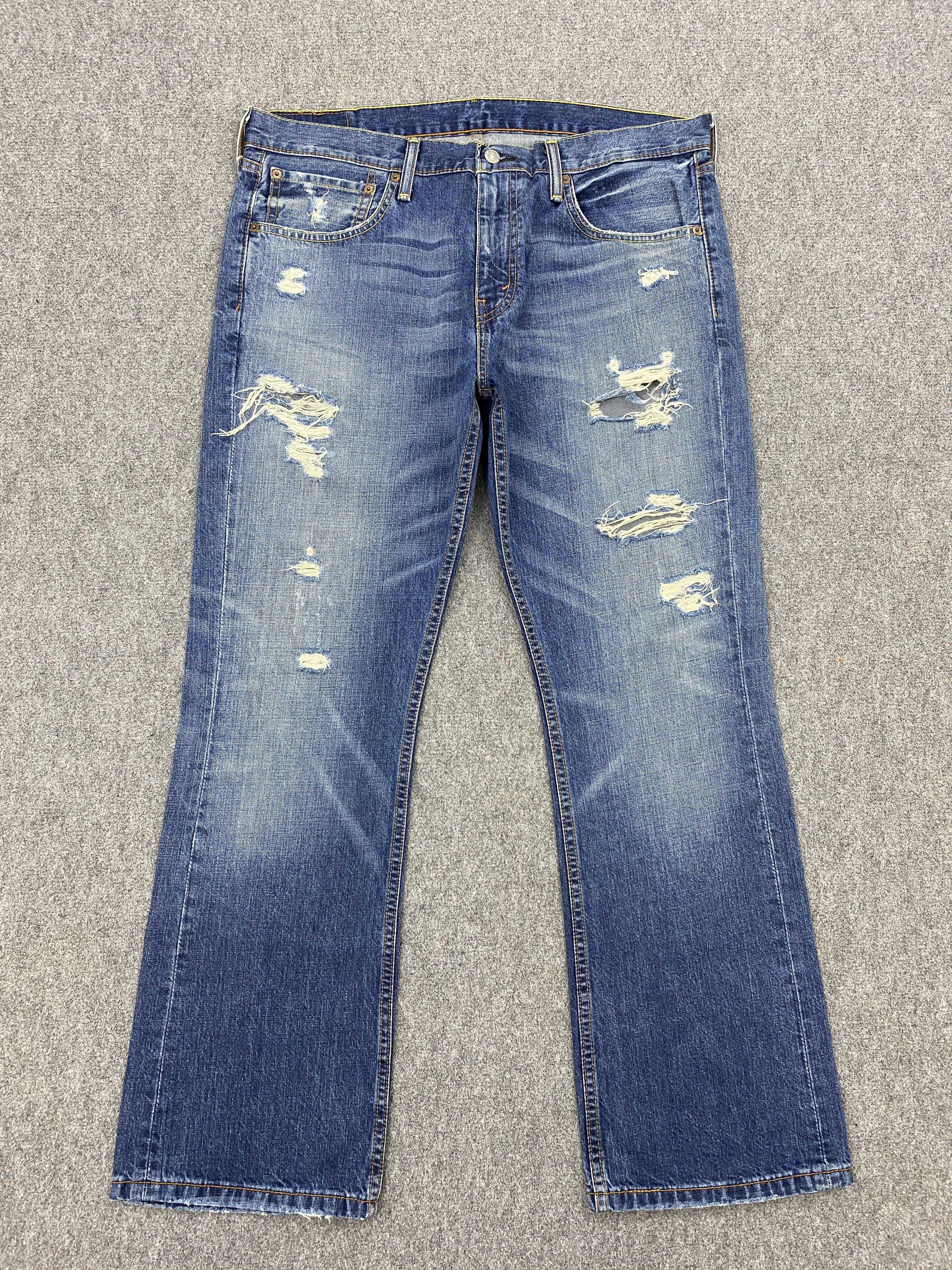 Levi's Vintage Levis 527 Distressed Flared Jeans DP2591 Size US 37 - 1 Thumbnail