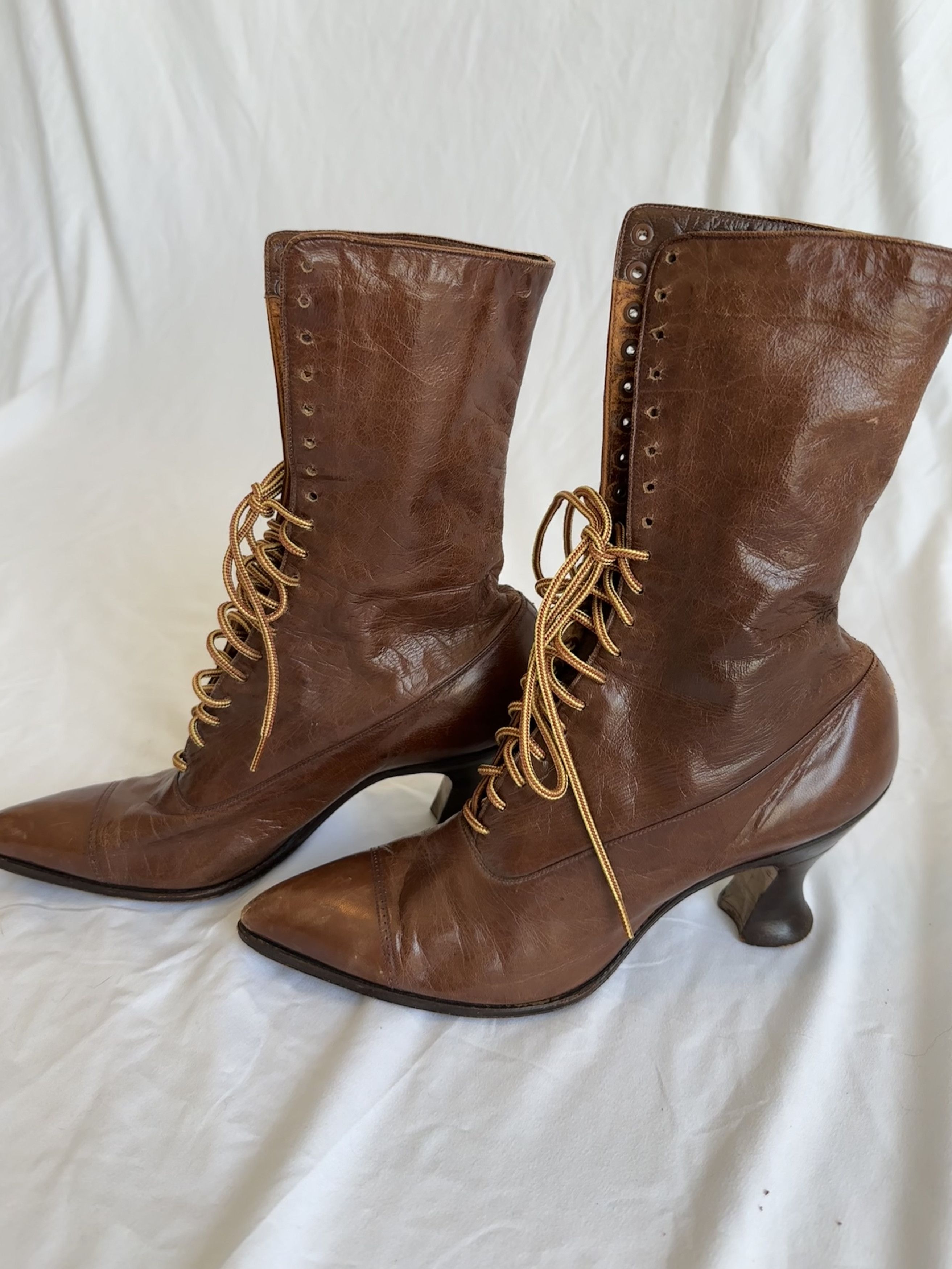 Walk-Over Rare Vintage "Walk-Over" Edwardian Revival Boots Size US 6 / IT 36 - 3 Thumbnail