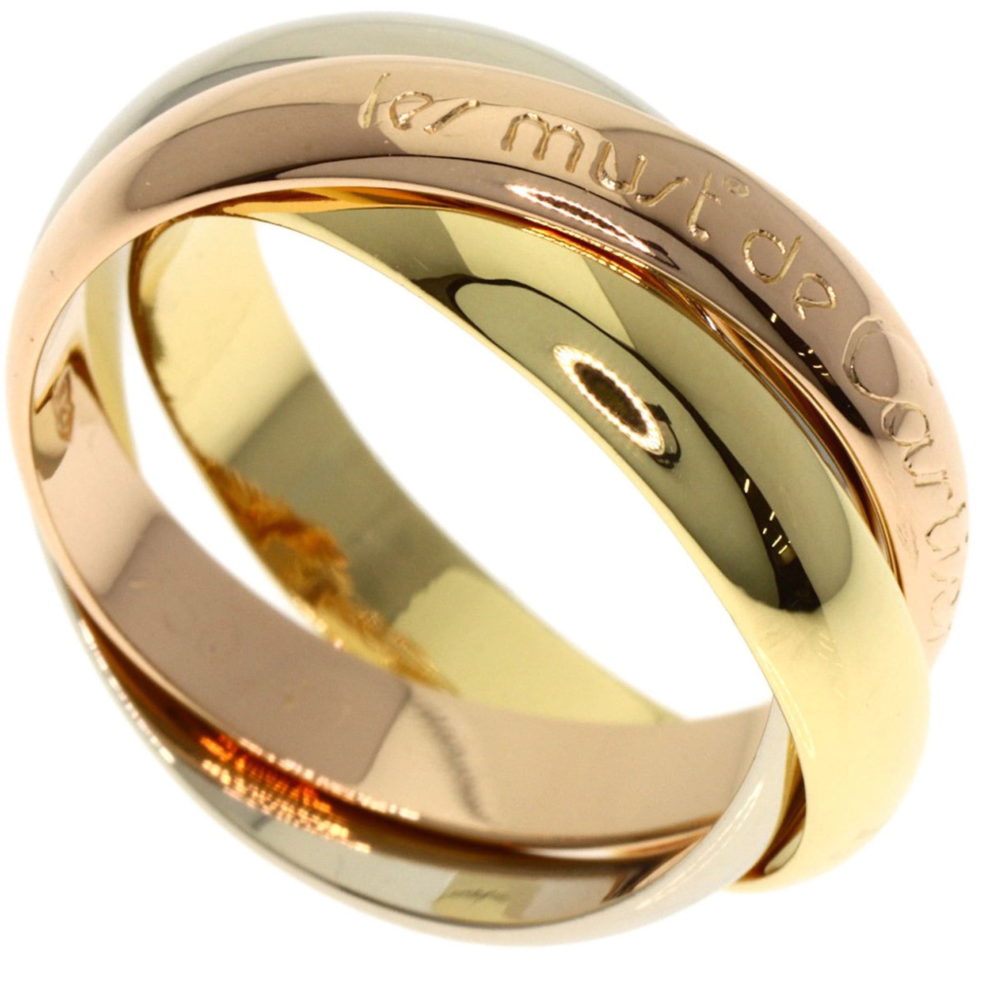 Cartier Cartier Trinity #49 Ring - 18K Yellow Gold/18K Pink White Gold Women's CARTIER Size ONE SIZE - 1 Thumbnail
