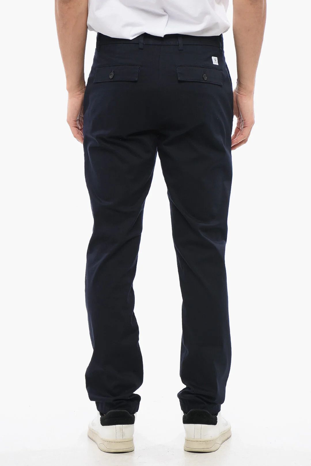 DEPARTMENT5 og1mm0326 Stretch Cotton Chino Pant in Blue Size US 31 - 2 Thumbnail