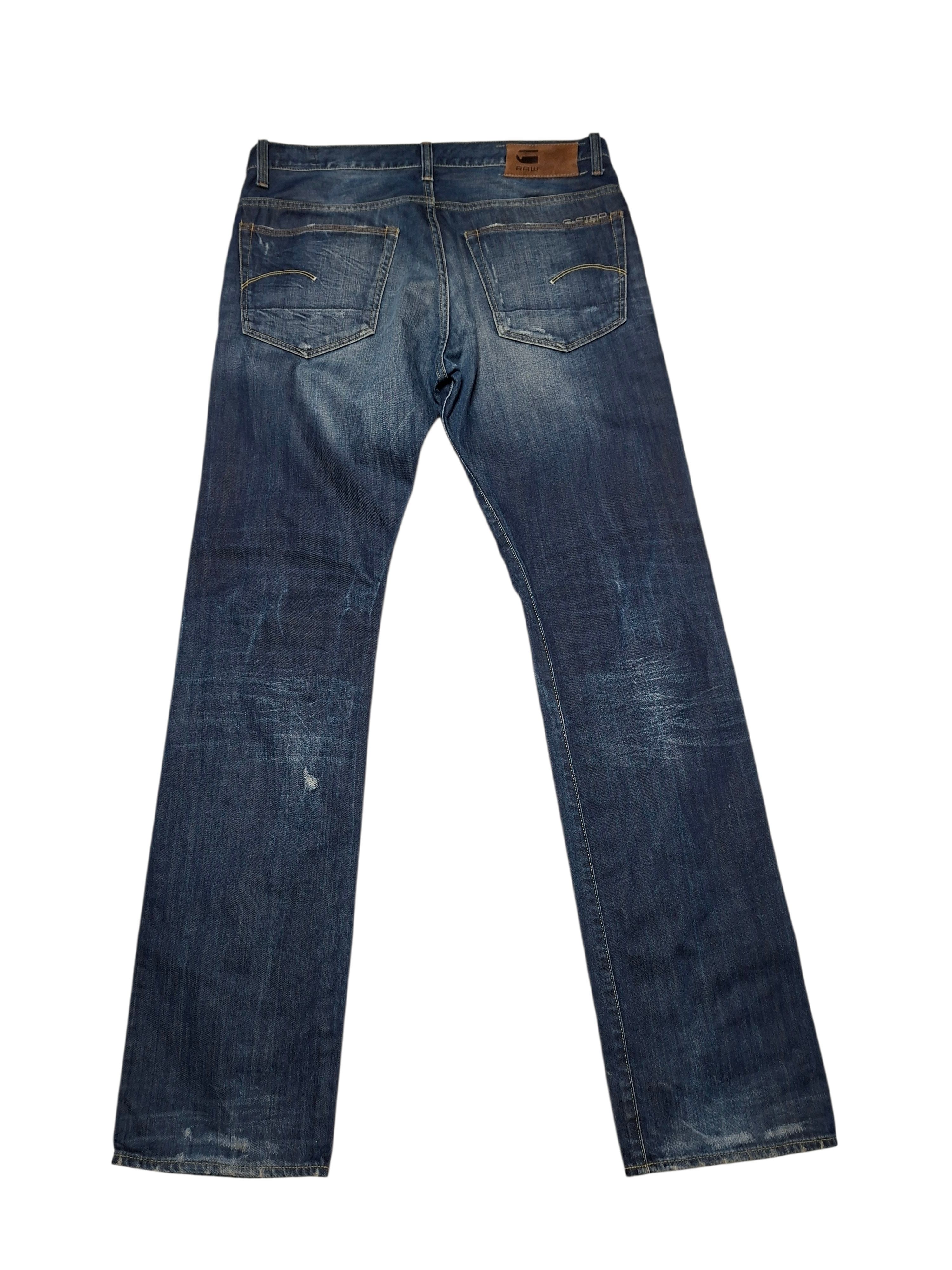G-Star G STAR RAW 3301 STRAIGHT W36 L36 JEANS DENIM Size US 36 / EU 52 - 4 Thumbnail