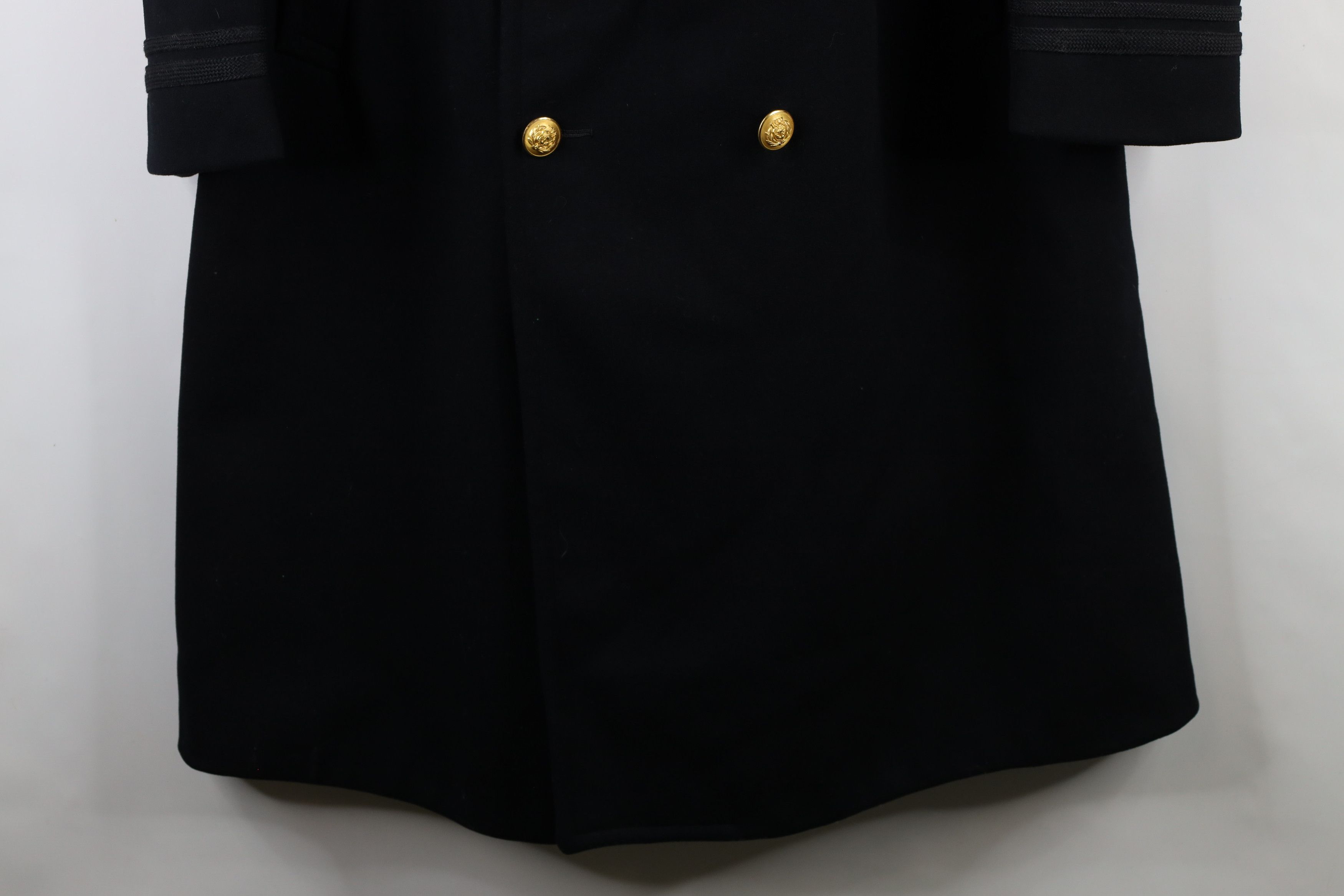 Vintage Vintage 50s 60s United States Navy Breasted Trench Coat Size US XL / EU 56 / 4 - 4 Thumbnail