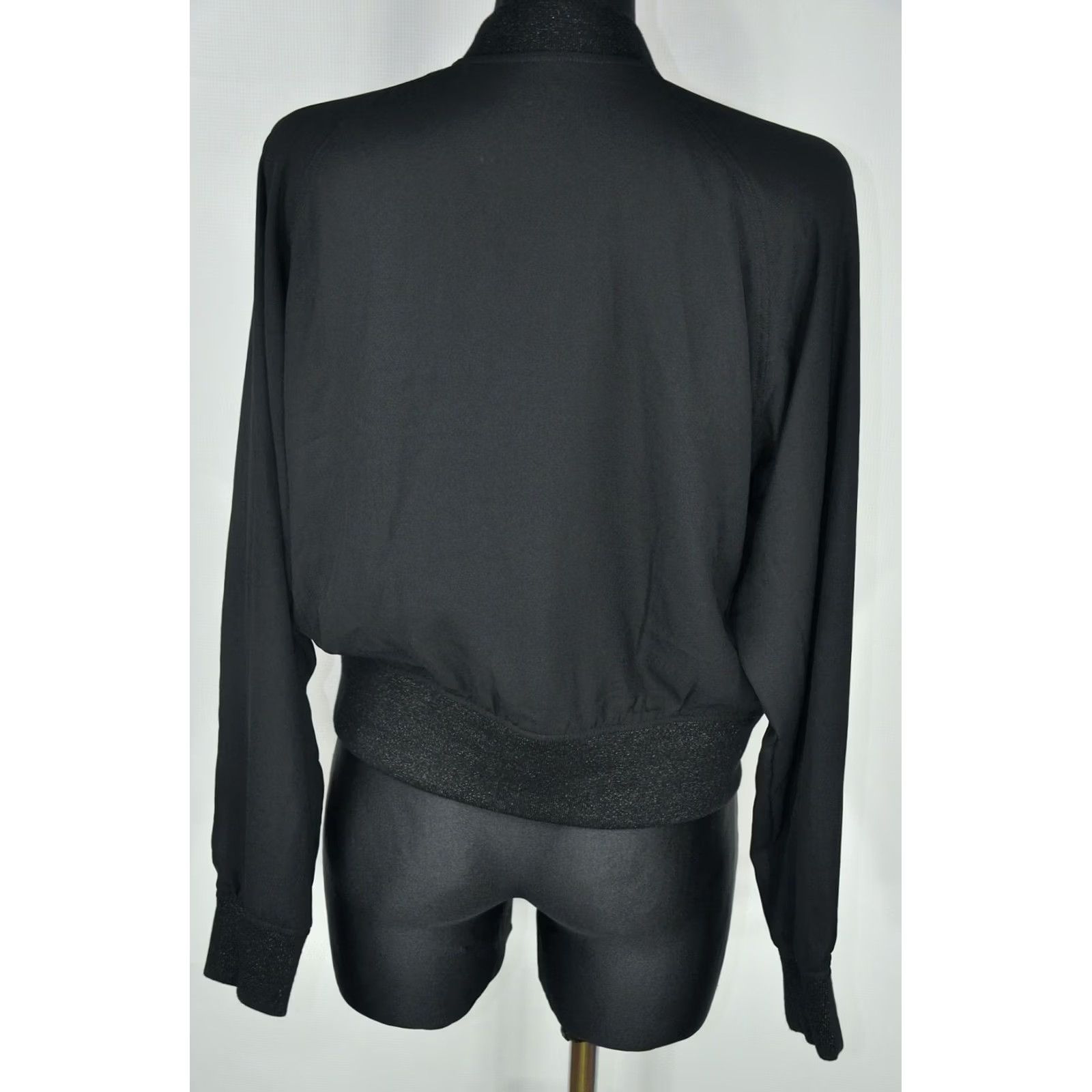 Diesel Diesel G-ABSOL-L Jacket Women M Black Polyester Zip Bomber Casual Size M / US 6-8 / IT 42-44 - 5 Thumbnail