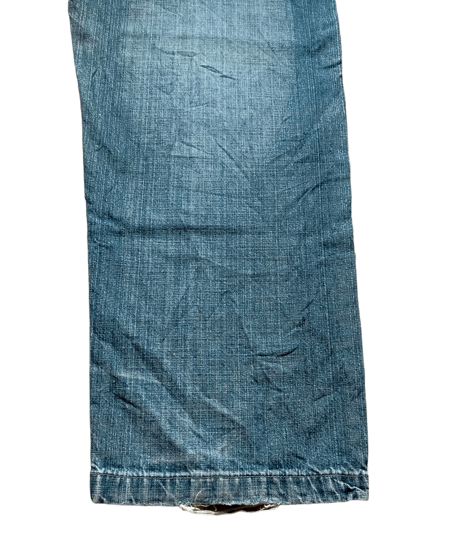 Japanese Brand Paco Jeans Patchwork Embroidered Baggy Jeans Size US 37 - 13 Thumbnail