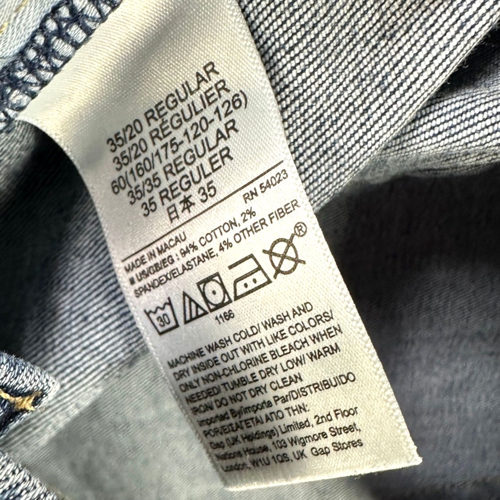 Gap Gap True Skinny Jeans Womens Blue Distressed High Rise Stretch Pocket NEW Size 42" / US 20 - 5 Thumbnail