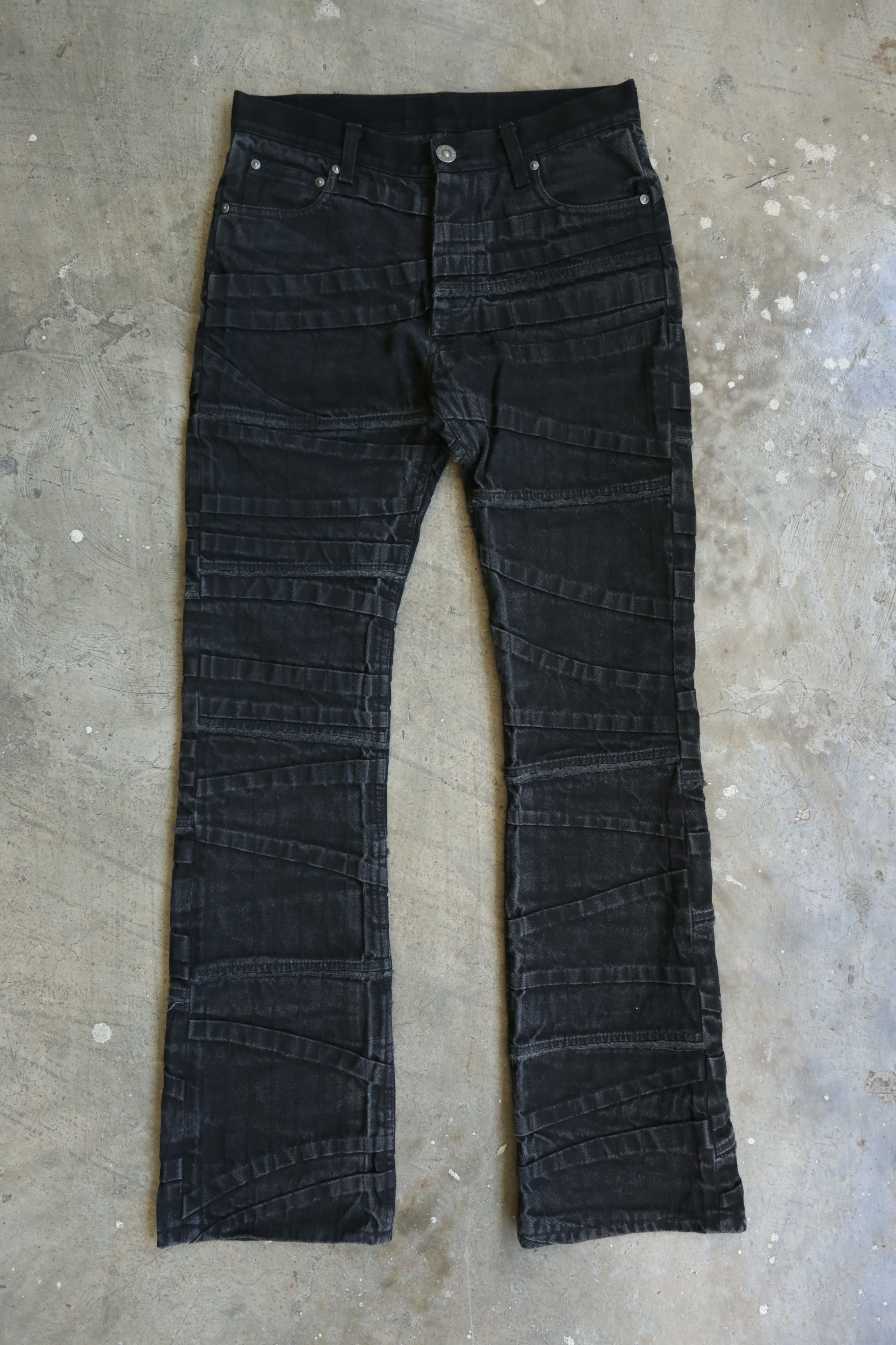 パンツ Paradoxe Paris clude leather denim Niki Paradoxe Paris