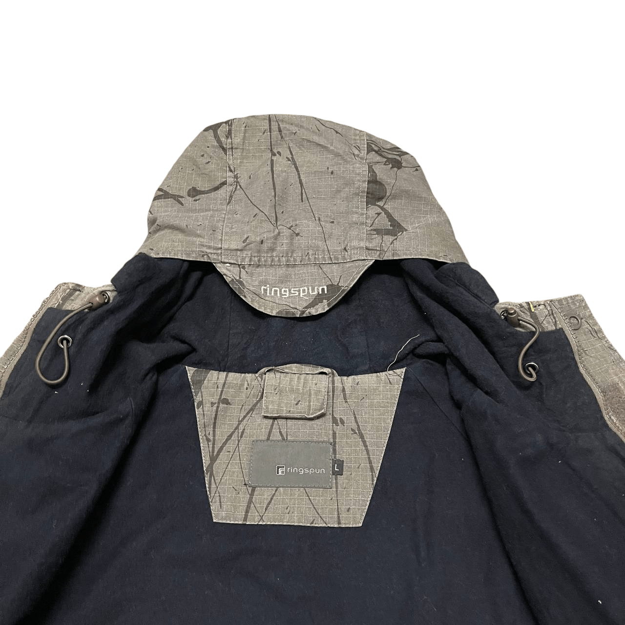 Ringspun Vintage Ringspun Painted Style Hooded Jacket Size US L / EU 52-54 / 3 - 12 Thumbnail
