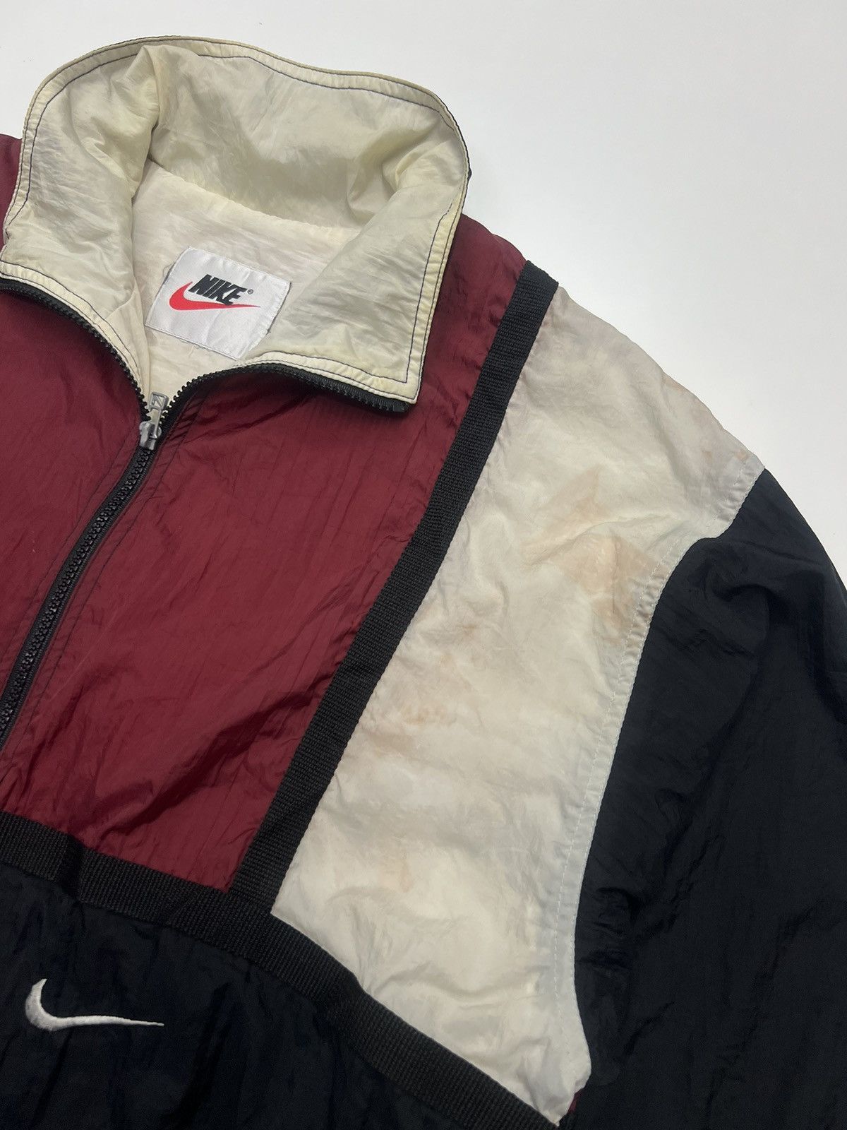 Nike VINTAGE NIKE SWOOSH BIG LOGO WINDBREAKER Size US L / EU 52-54 / 3 - 6 Thumbnail