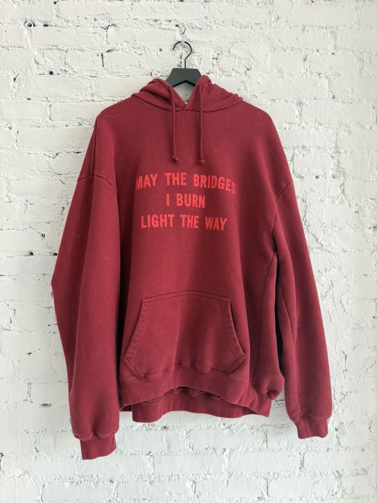 Vetements A/W 2017 VETEMENTS ‘MAY THE BRIDGES I BURN’ HOODIE Size US L / EU 52-54 / 3 - 1 Thumbnail