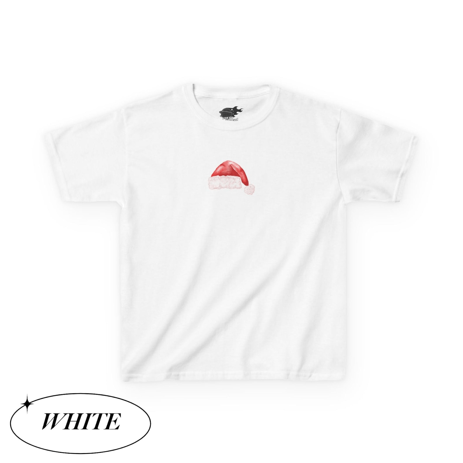 Other Christmas Santa Hat Baby Tee Size M / US 6-8 / IT 42-44 - 3 Thumbnail