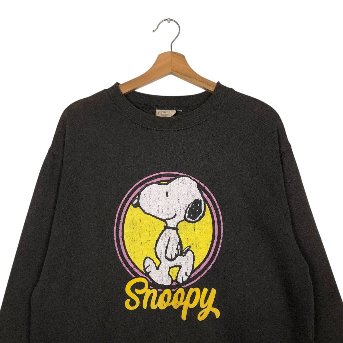 Peanuts 🔥VINTAGE SWEATSHIRT SNOOPYPEANUTS BIG LOGO OVER PRINT Size US M / EU 48-50 / 2 - 5 Thumbnail