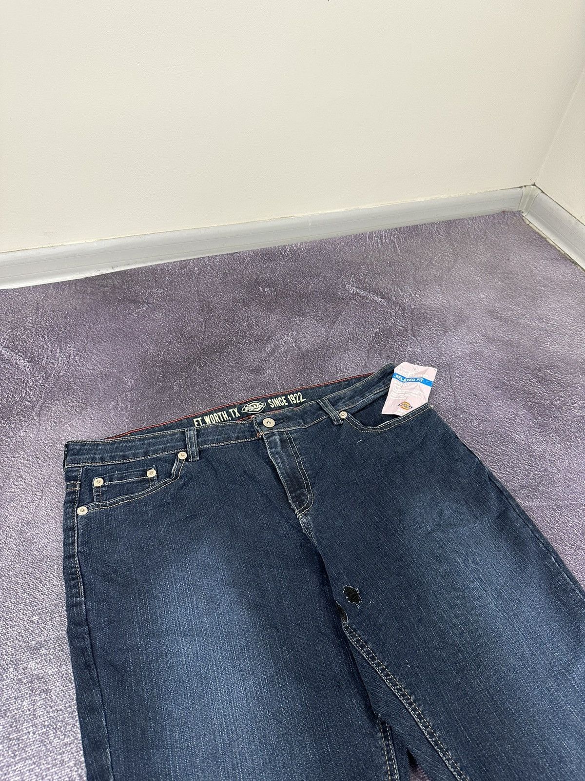 Dickies Vintage Dickies Flared Baggy USA Denim Opium Y2K Work Jeans Size 36" / US 14 / IT 50 - 13 Thumbnail