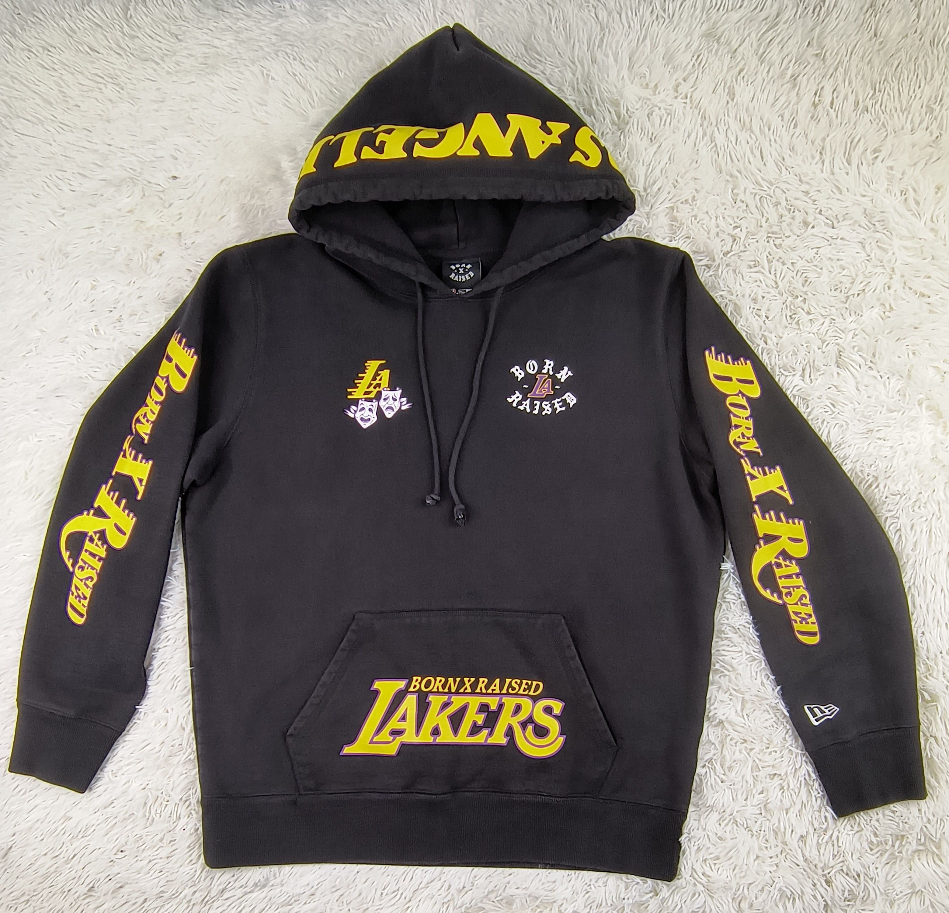 NBA New Era NBA LA Lakers born x raised hoodie Size US L / EU 52-54 / 3 - 3 Thumbnail
