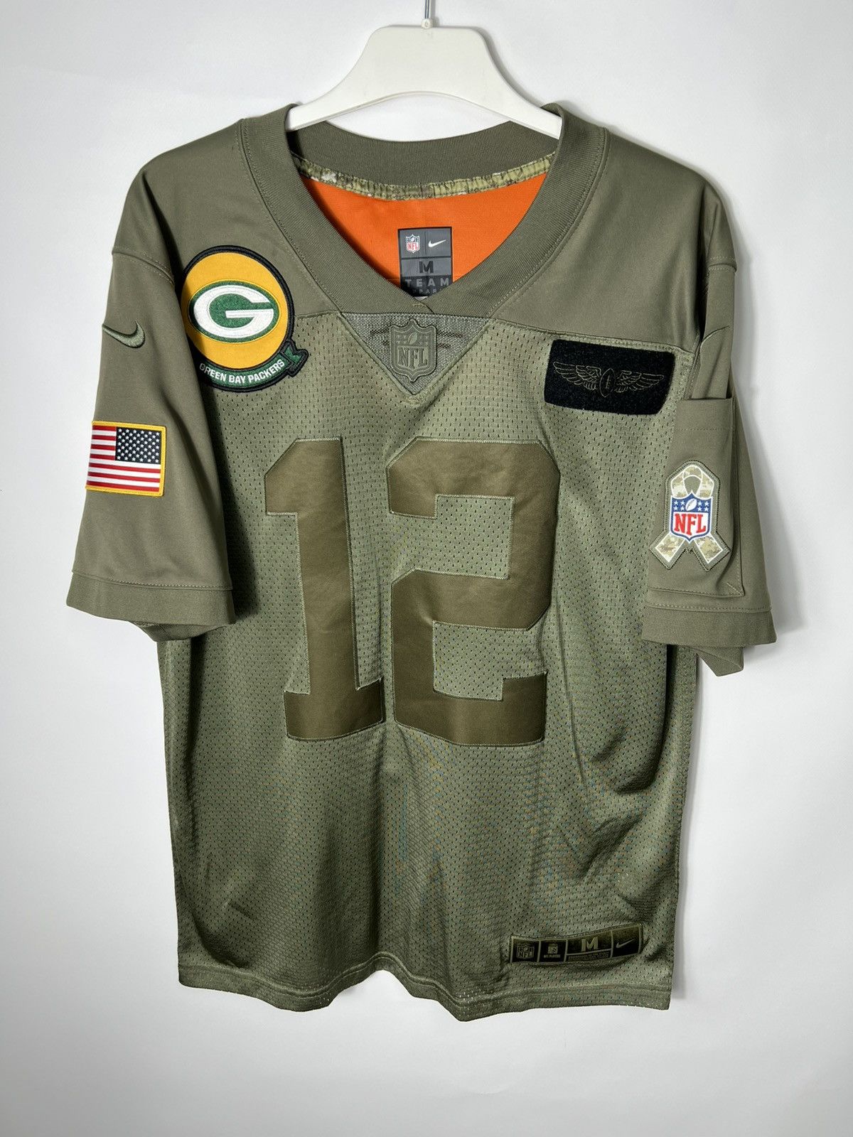 NFL Nike y2k Green Bay Packers #12 Aaron Rodgers Jersey Size M Size US M / EU 48-50 / 2 - 1 Thumbnail