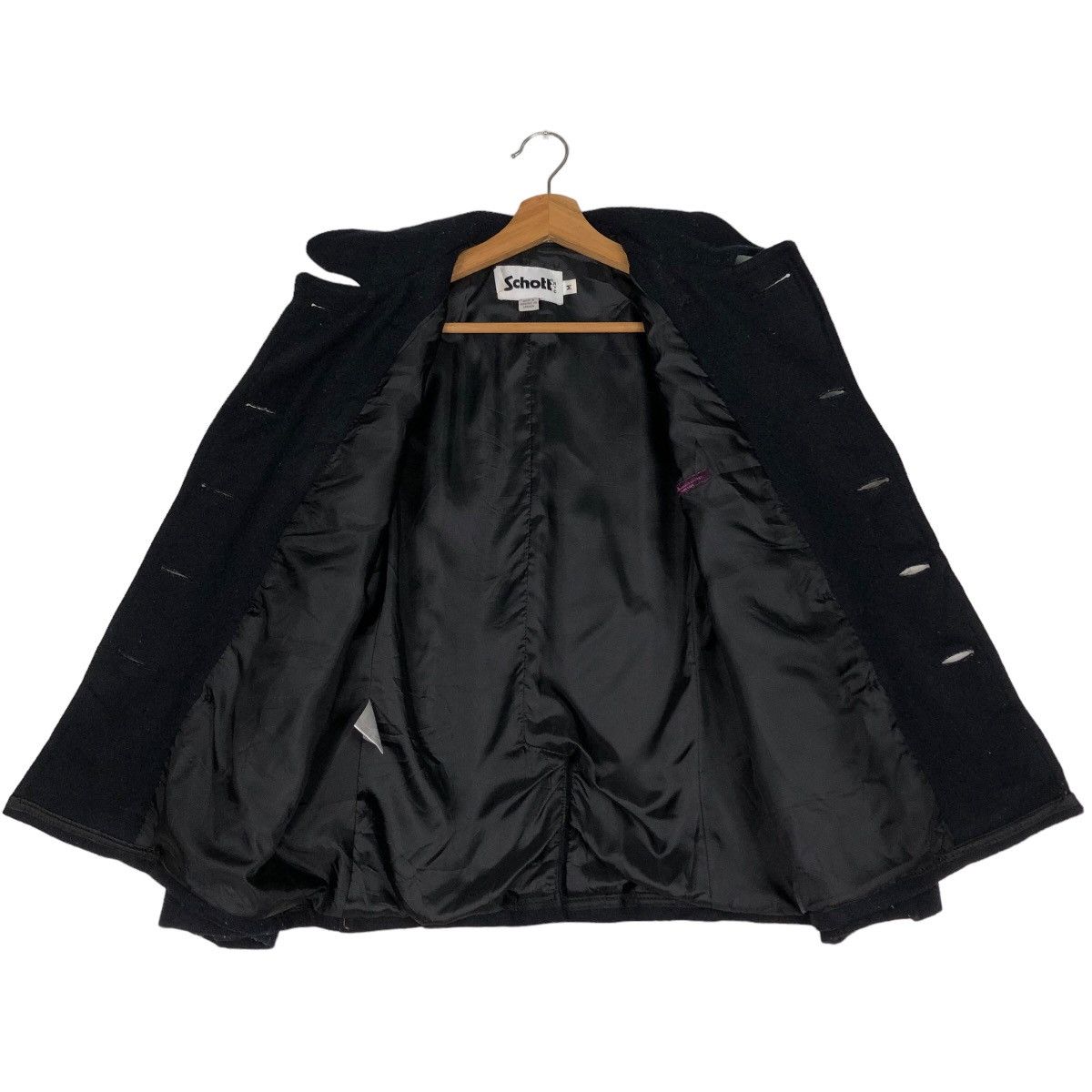 Schott 🔥Vintage Wool Duffle Jacket Schott Double Breast Size US M / EU 48-50 / 2 - 11 Thumbnail