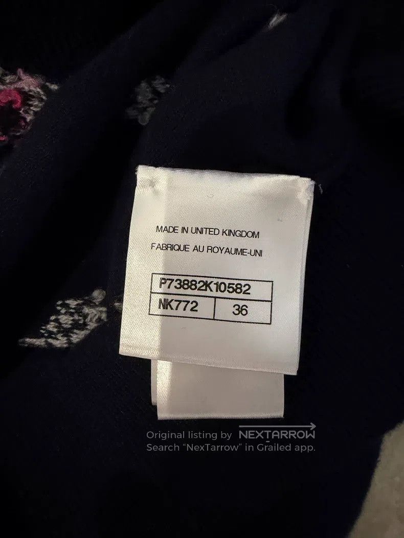 Chanel Chanel Blue floral polo knitwear Size XS / US 0-2 / IT 36-38 - 4 Thumbnail