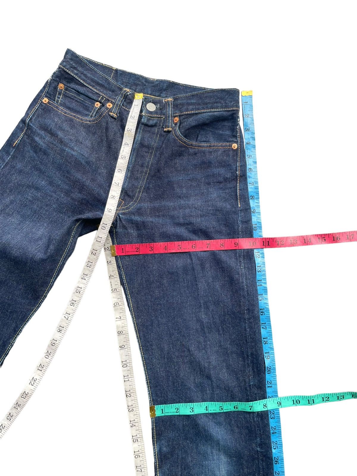 The Flat Head R.J.Blues Selvedge Denim Size US 27 - 25 Thumbnail