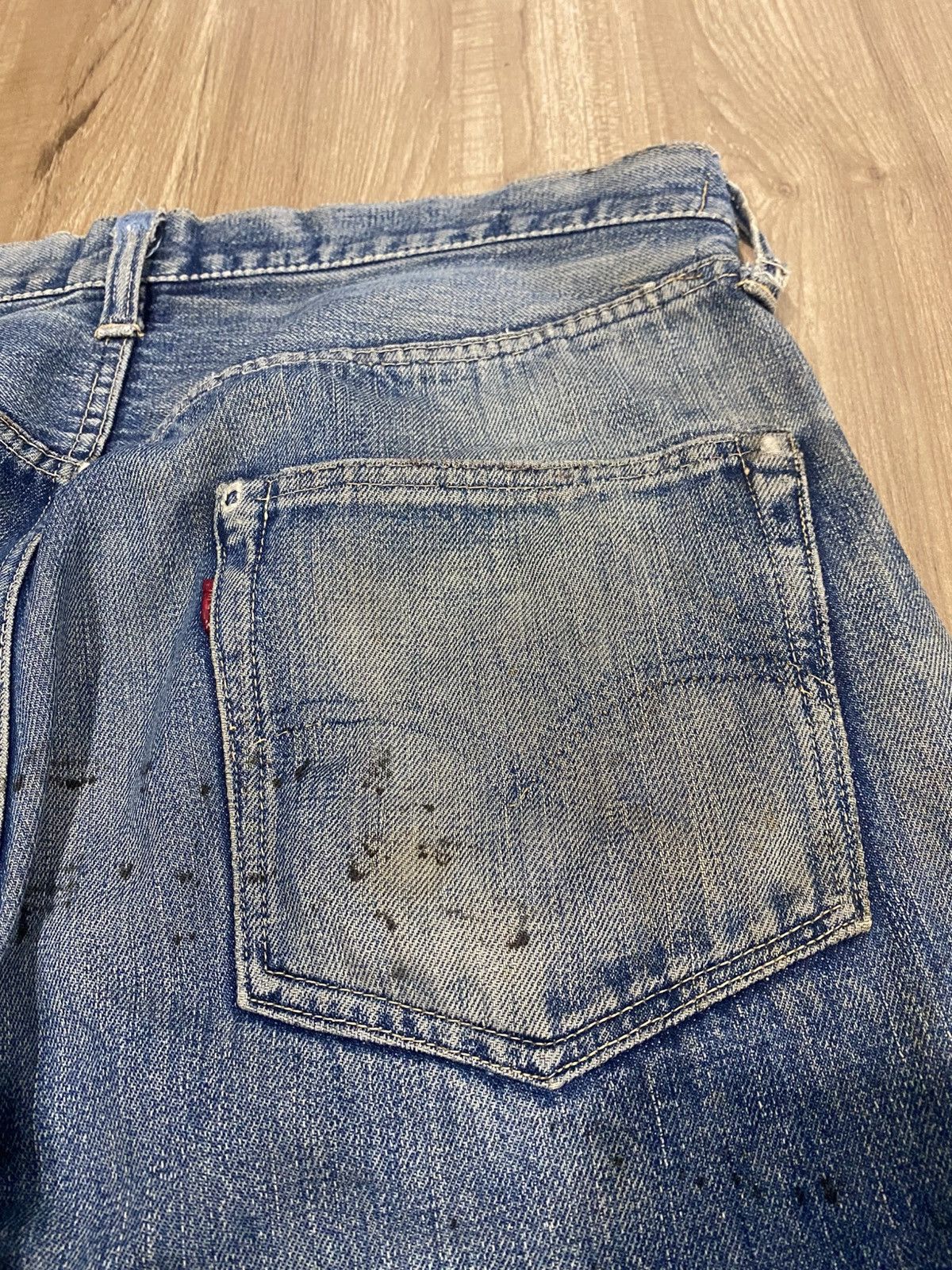 Levi's True Vintage rare Levis 1947 one sided red tab jeans big E Size US 36 / EU 52 - 11 Thumbnail