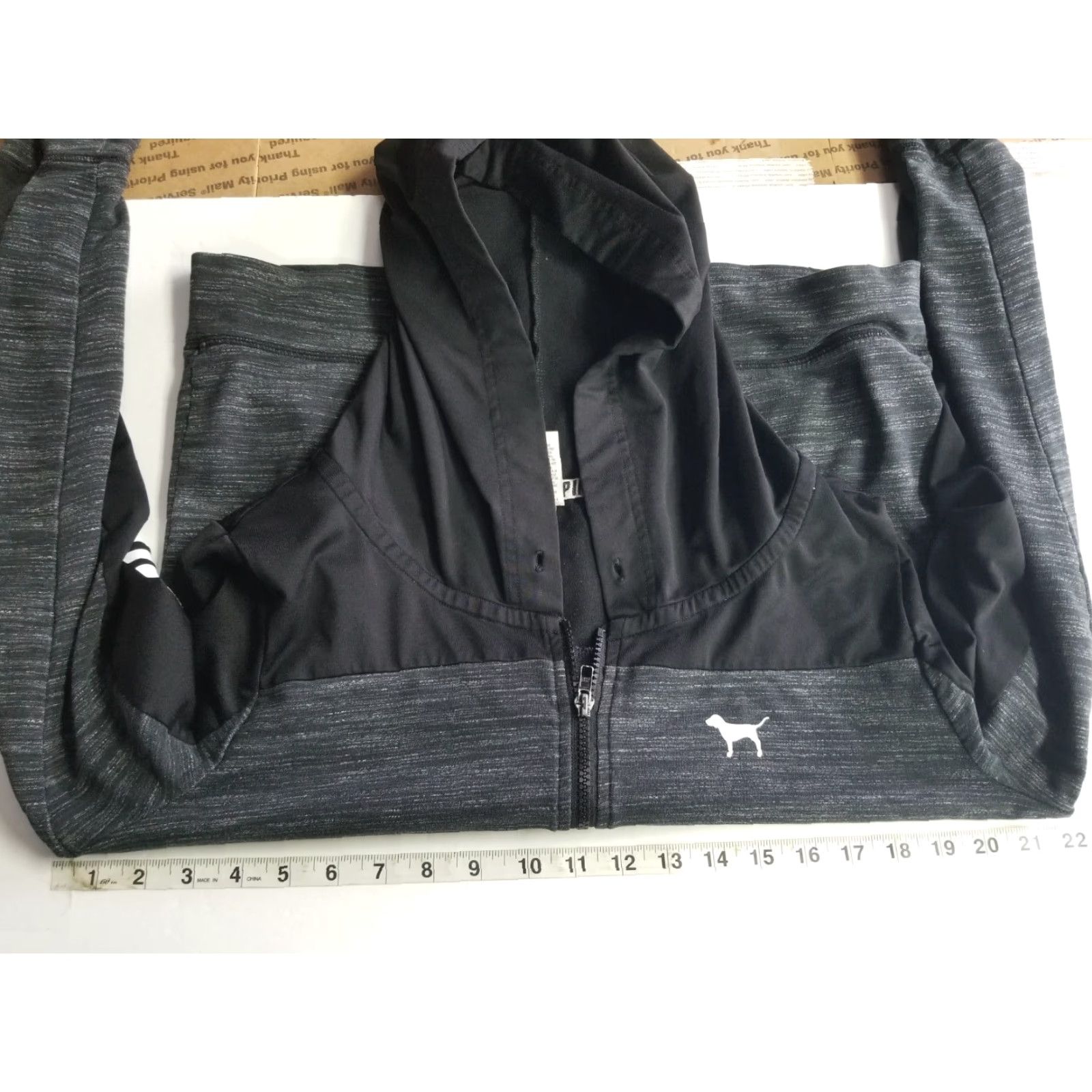 Pinko Victoria's Secret PINK Hoodie Women M Pullover Black See Pics Size M / US 6-8 / IT 42-44 - 3 Thumbnail