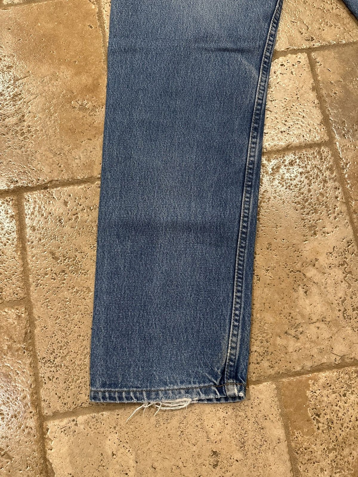 Levi's Vintage Levi’s 505 Orange Tab Blue Wash Denim Jeans Size US 36 / EU 52 - 6 Thumbnail