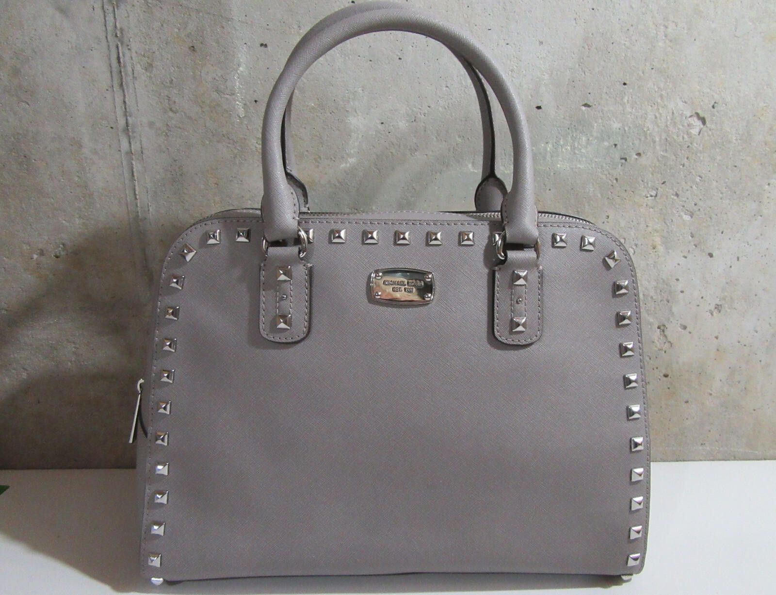 Michael Kors Michael Kors Sandrine Stud Large Leather Satchel NWT Size ONE SIZE - 3 Thumbnail